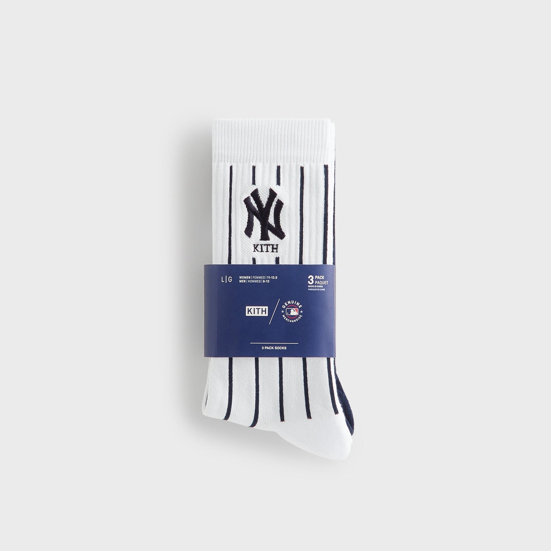 Kith for the New York Yankees 3-Pack Crew Socks - Multi