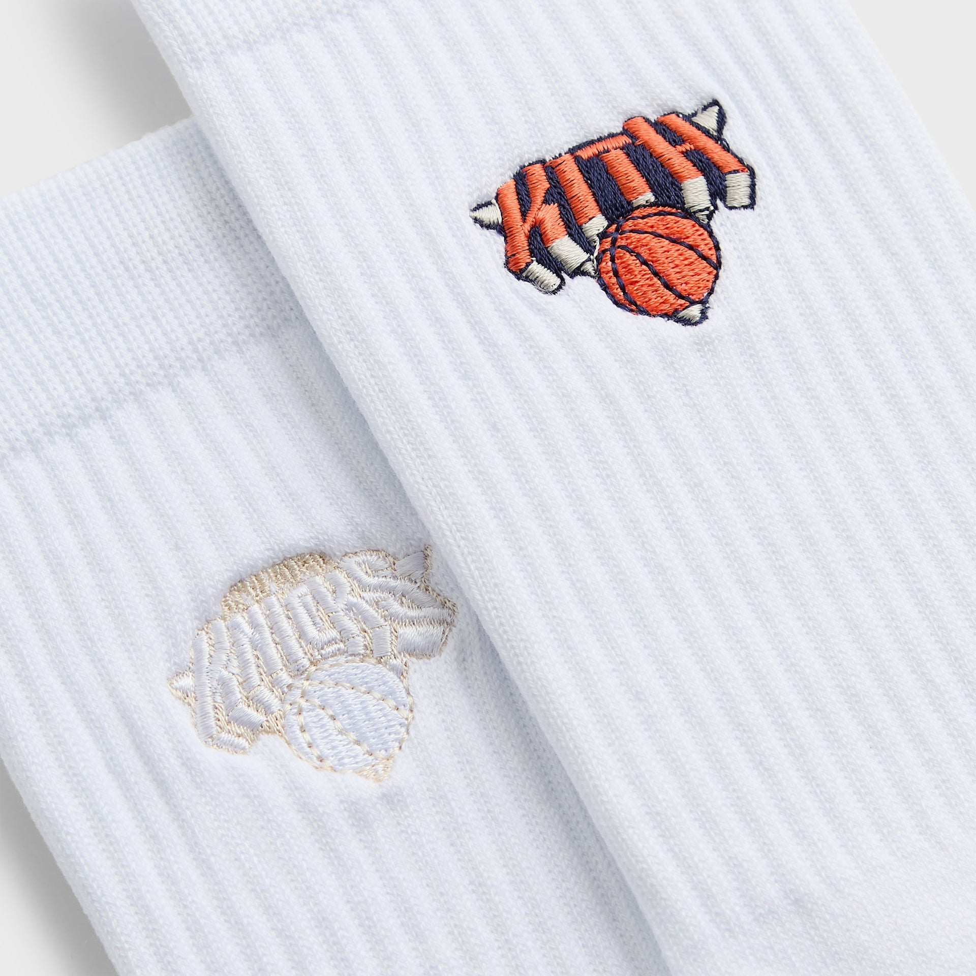 Kith for the New York Knicks Superman Logo Socks - White