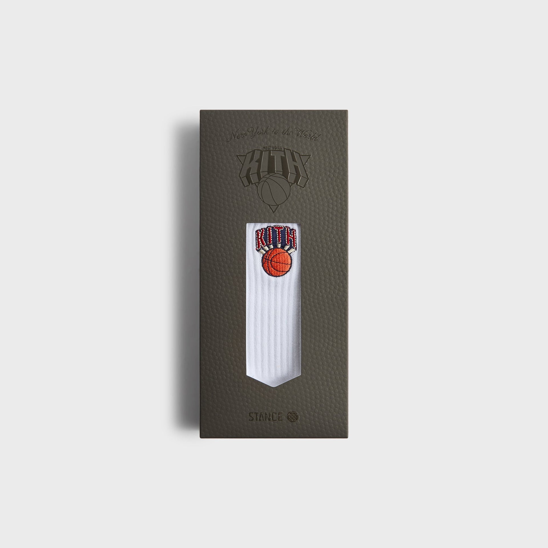 Kith for the New York Knicks Retro Logo Socks - White