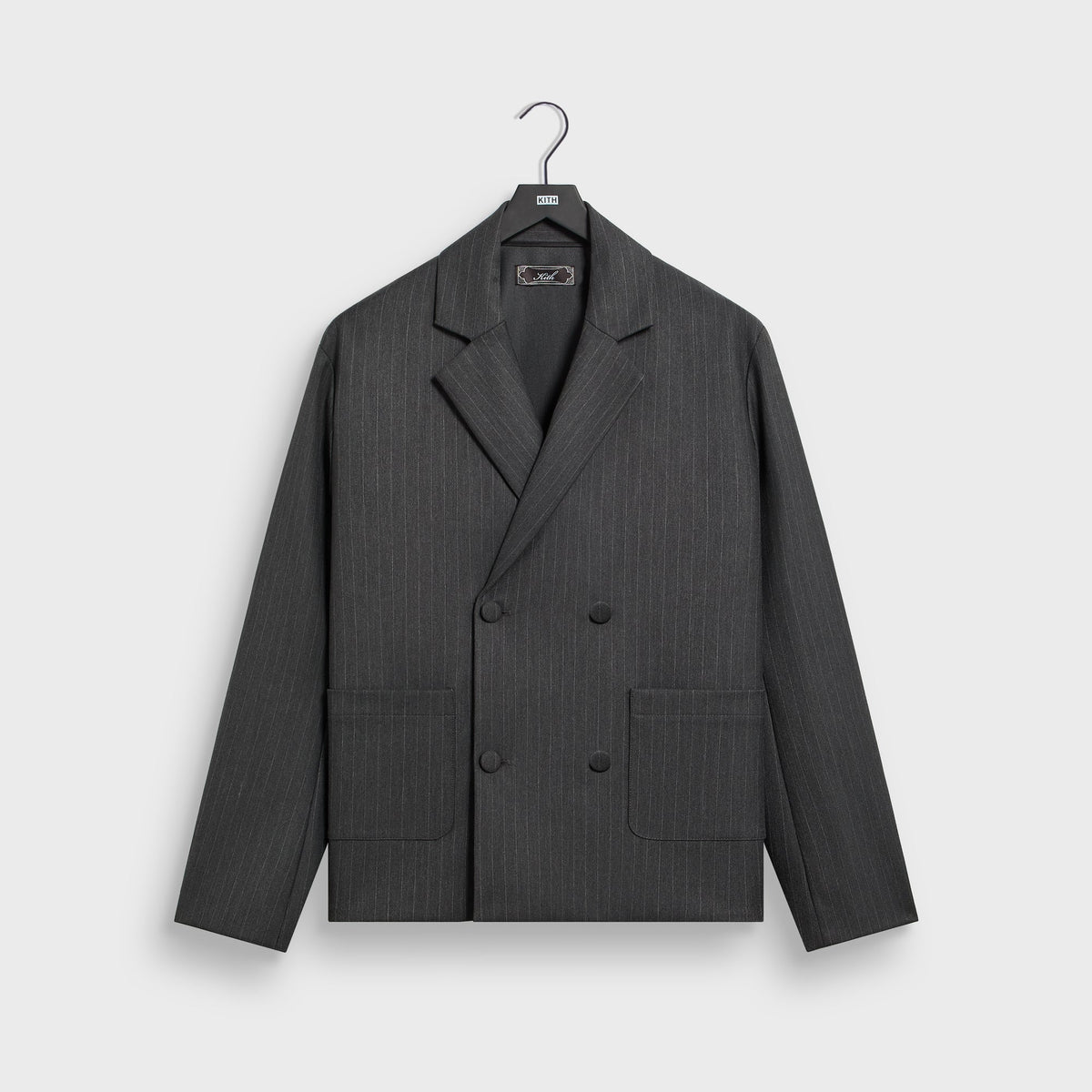 Kith Double Weave Raya Blazer - Dark Heather Grey