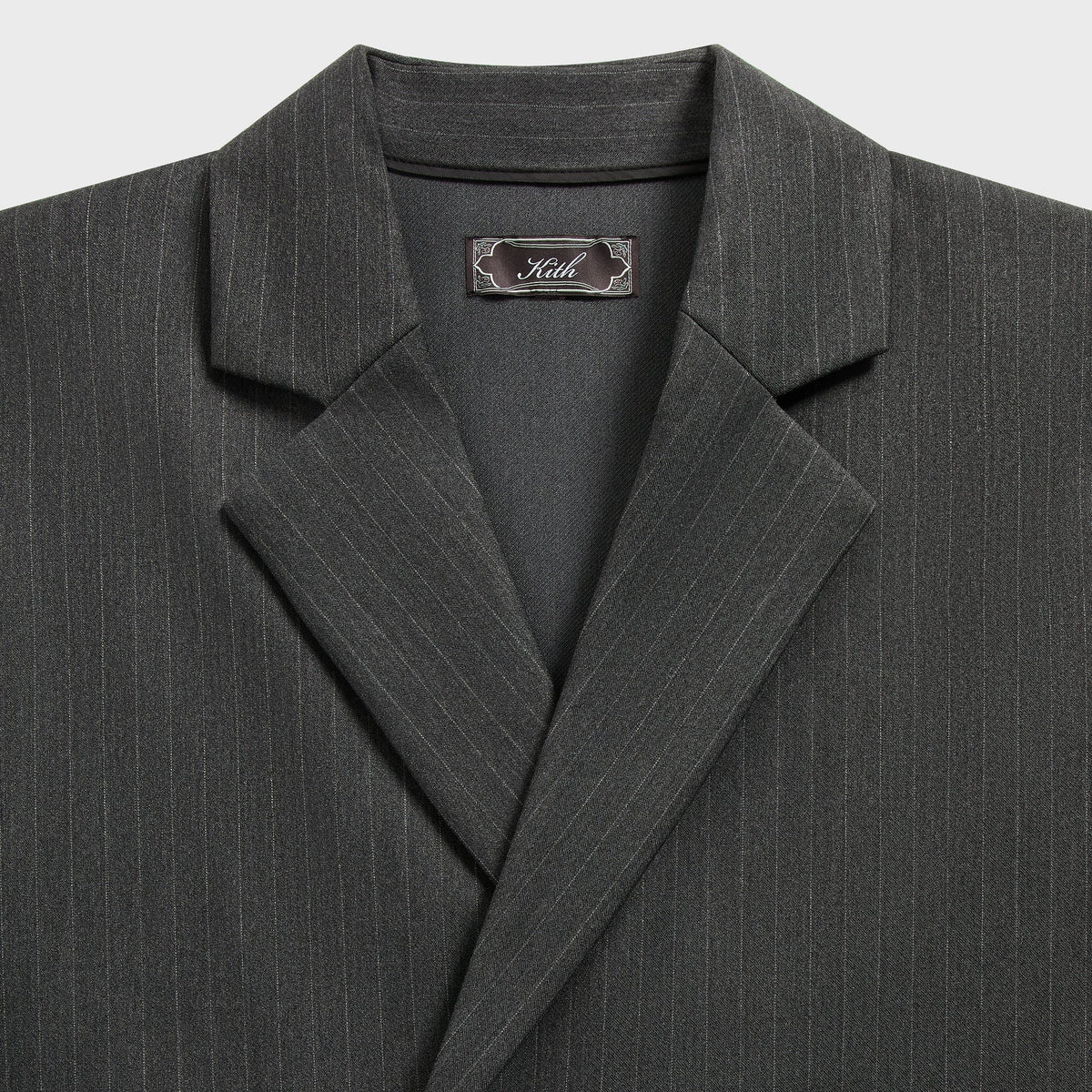 Kith Double Weave Raya Blazer - Dark Heather Grey