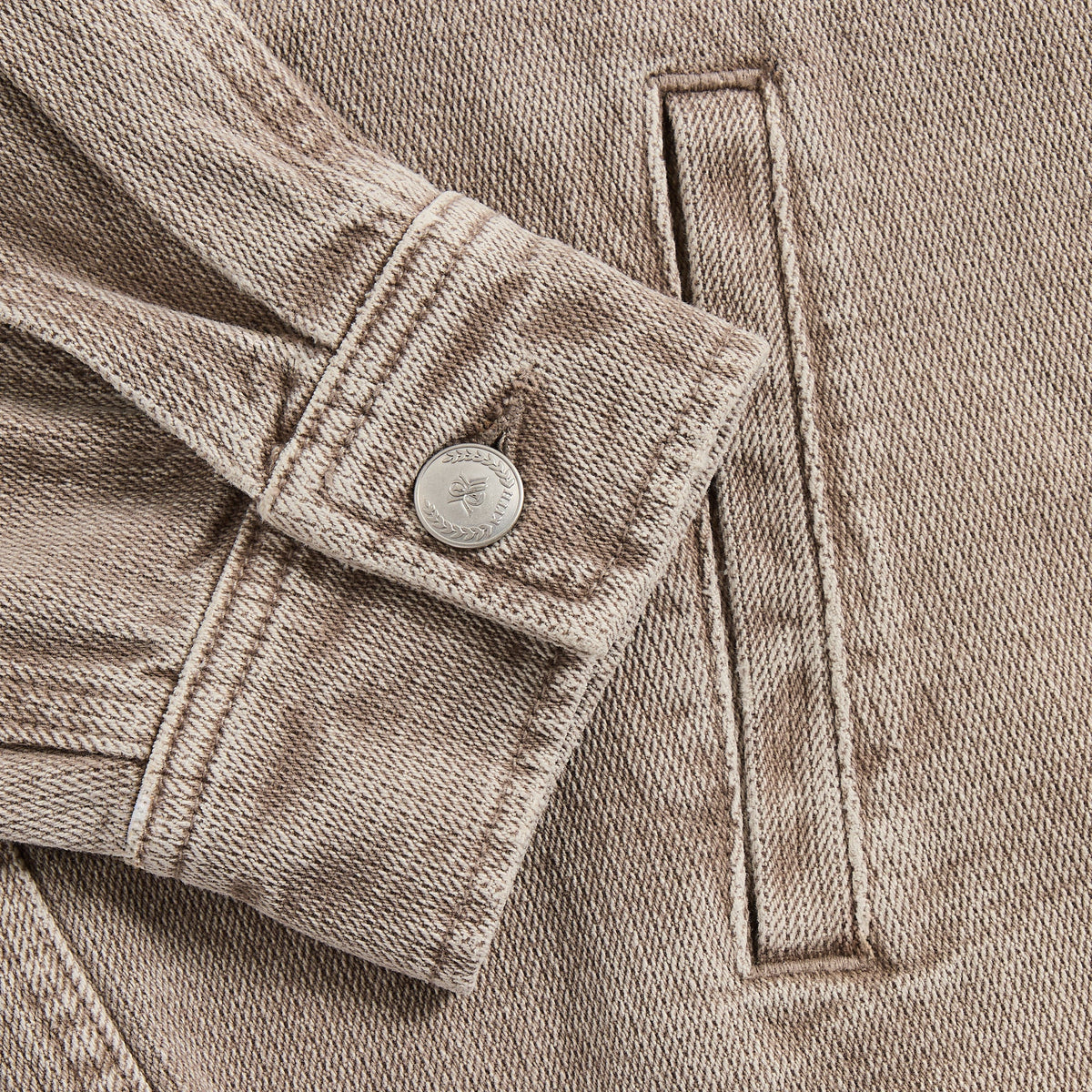 Kith Herringbone Denim Efron Track Jacket - Factor