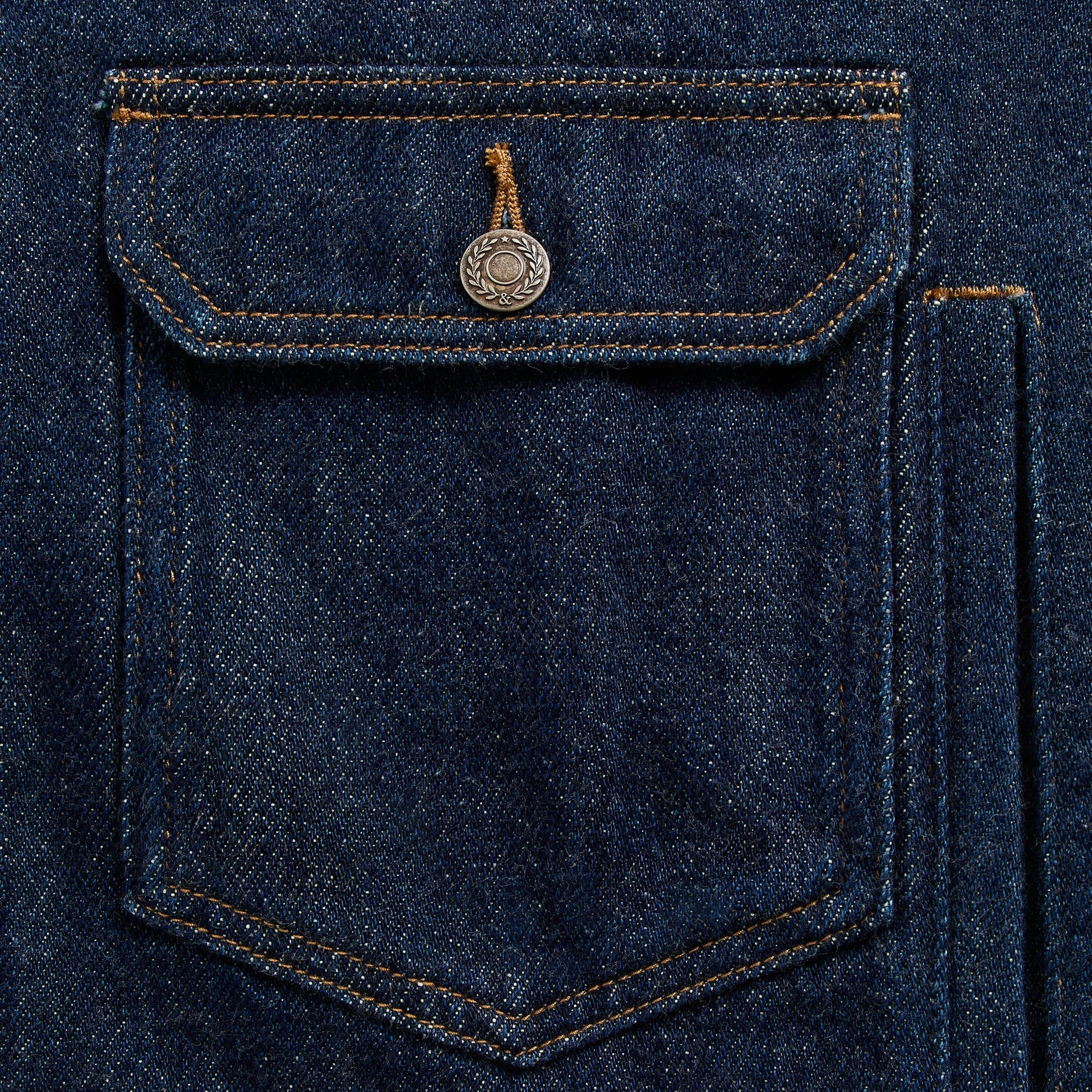 &Kin Rope Twill Alonzo Jacket - Dark Indigo - PH