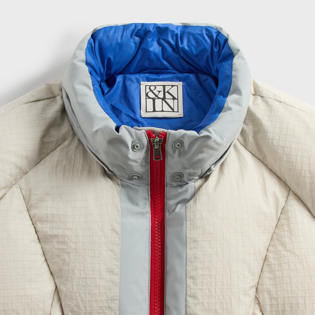&Kin Ripstop Nylon Ambrose Puffer - Iceberg - PH