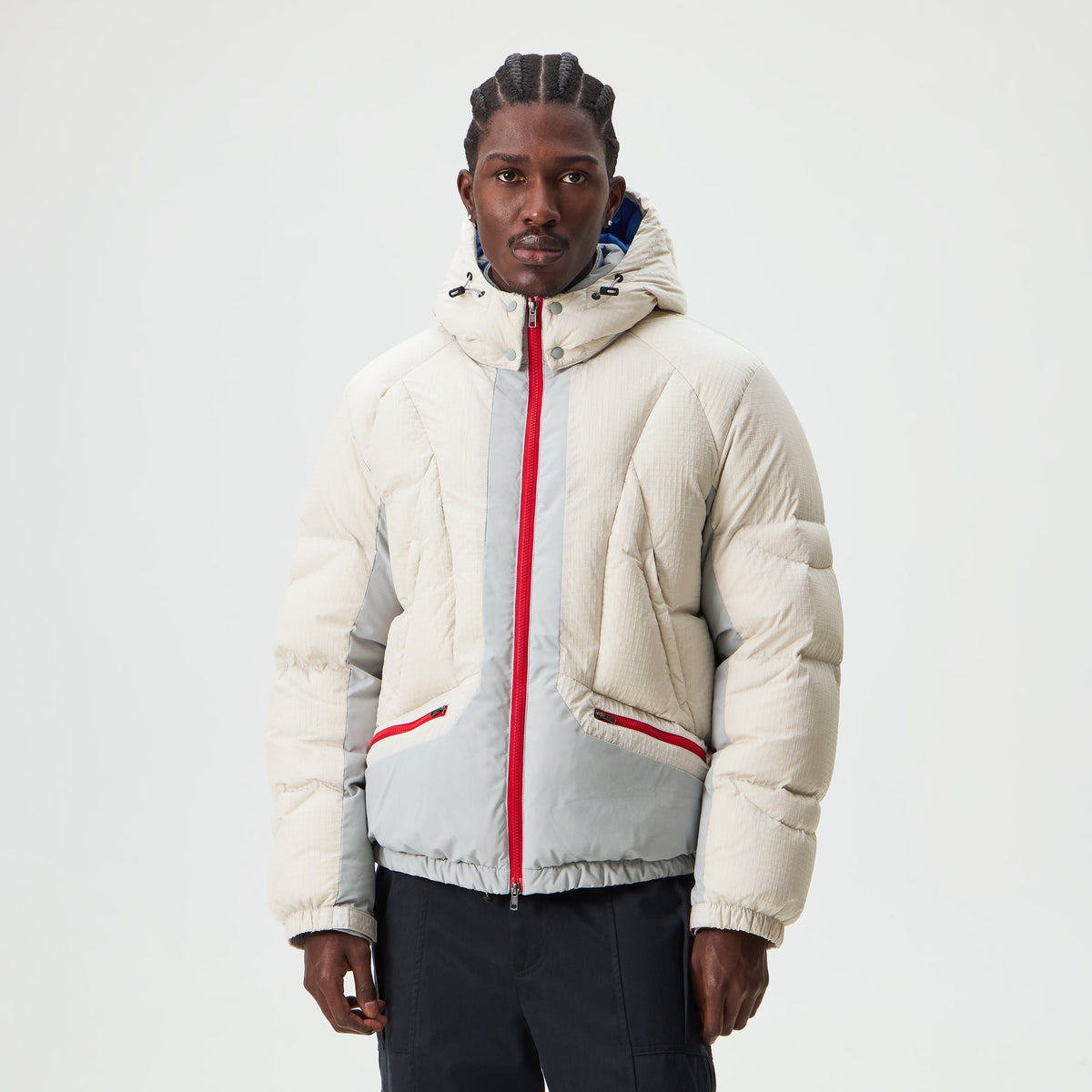 &Kin Ripstop Nylon Ambrose Puffer - Iceberg