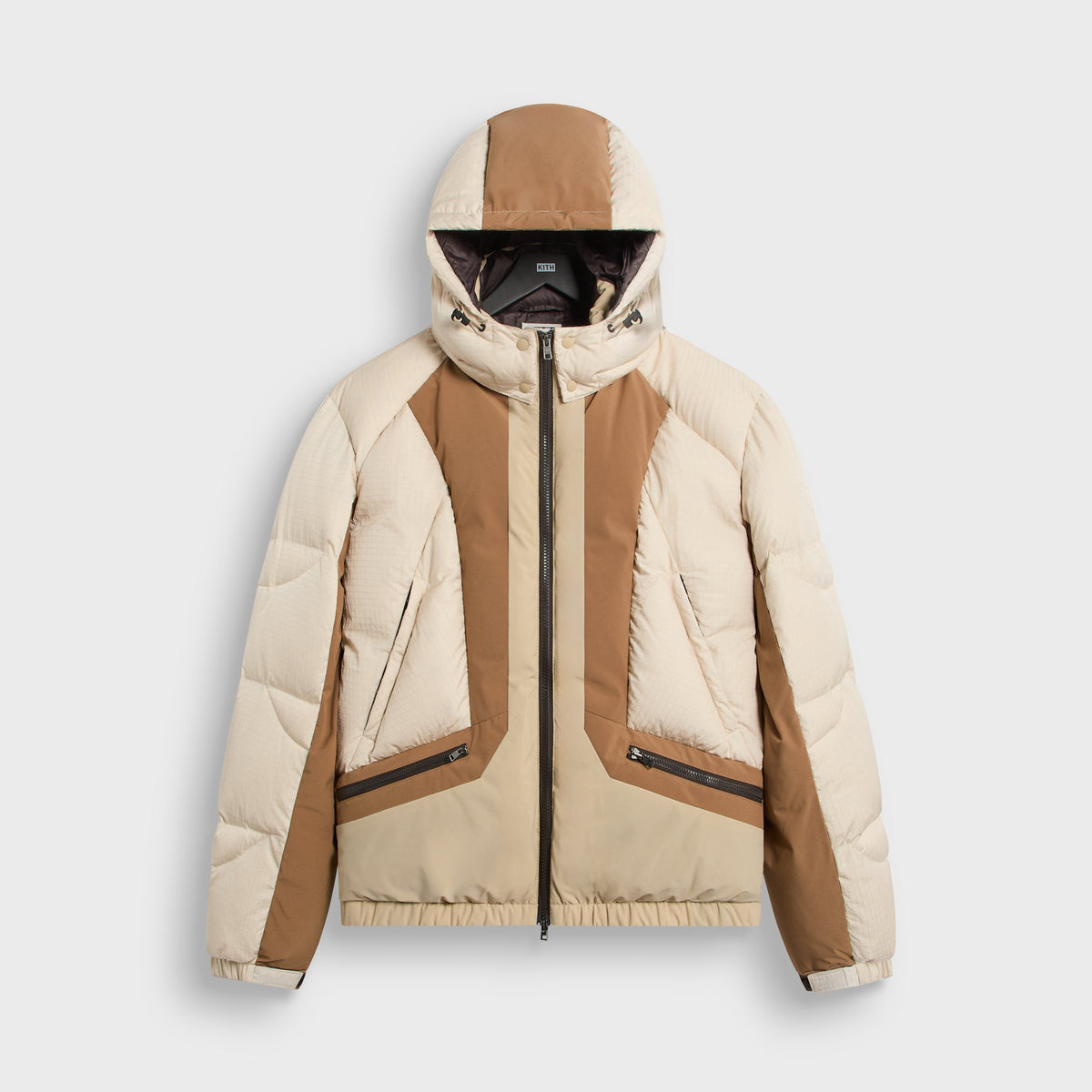 &Kin Ripstop Nylon Ambrose Puffer - Oatmeal