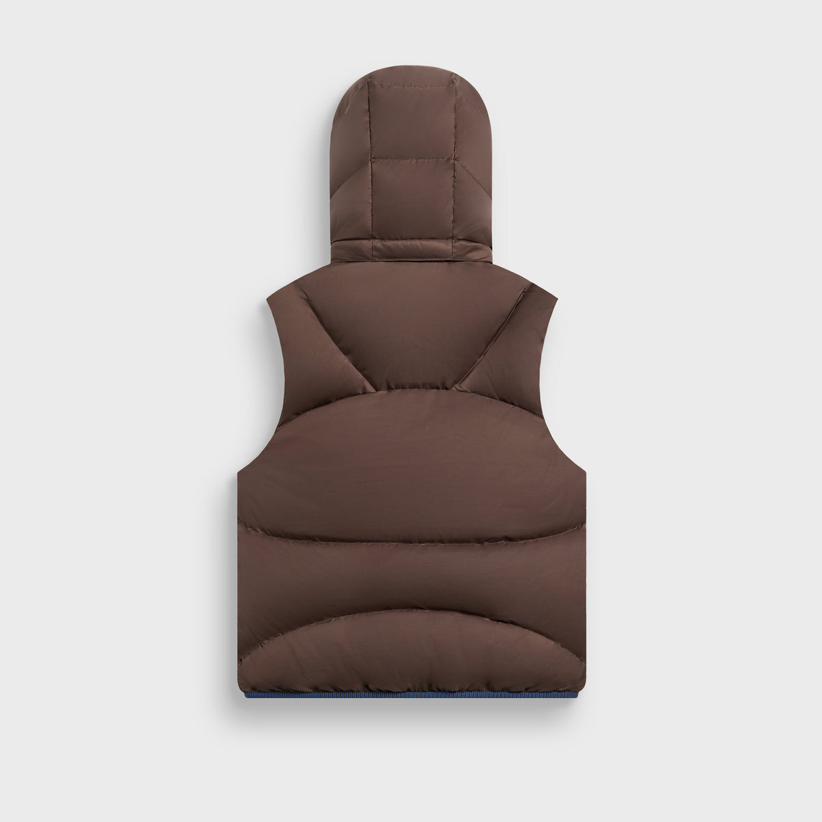 Kith Matte Stretch Taffeta Corey Puffer Vest - Cacao