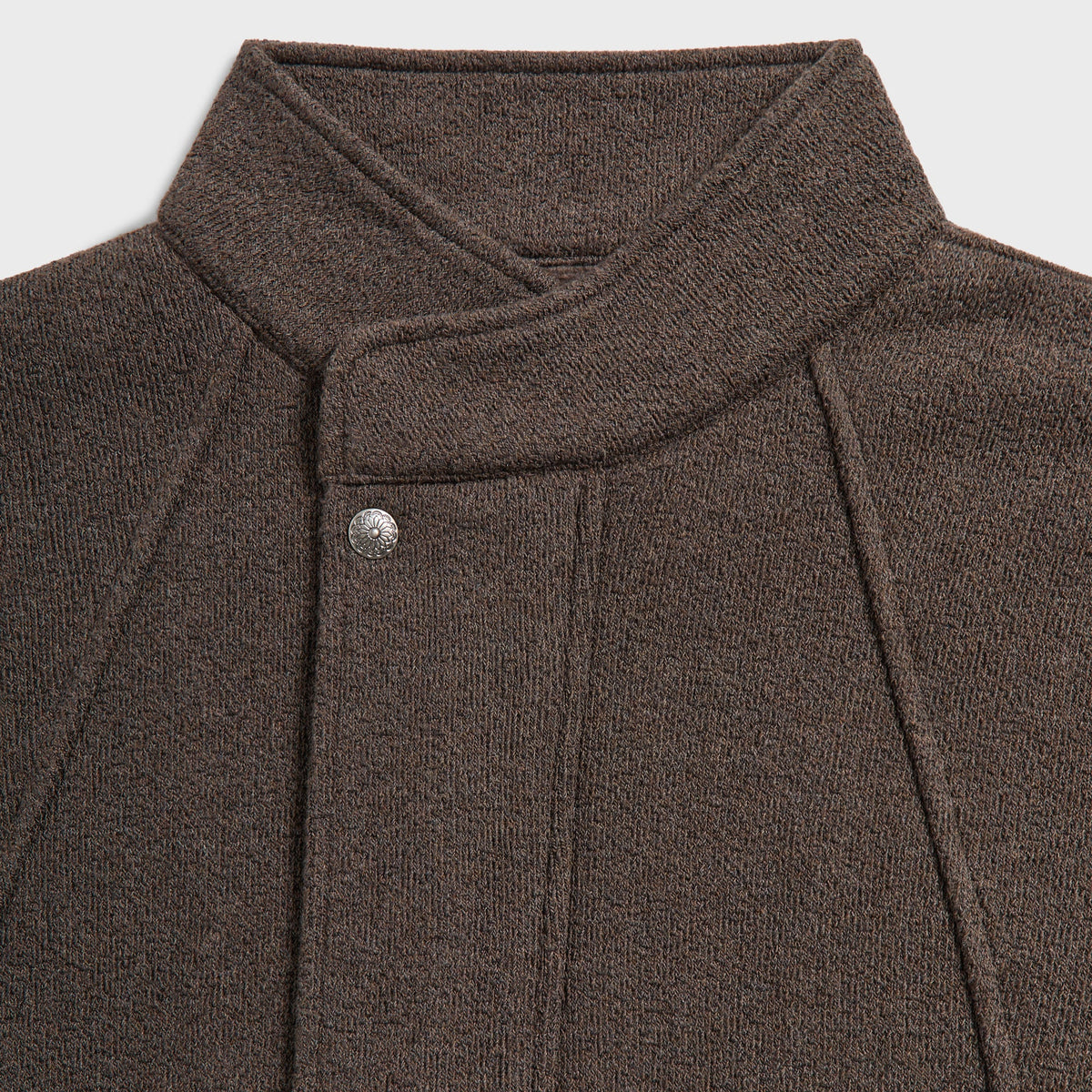 &Kin Crepe Fleece Phillip Jacket - Pecan
