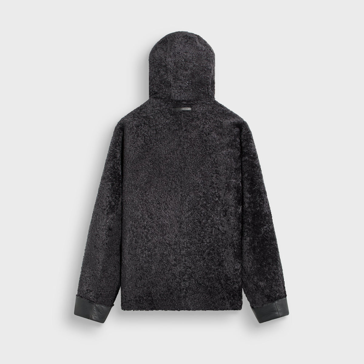Kith Shearling Ryer Hooded Jacket - Carbon