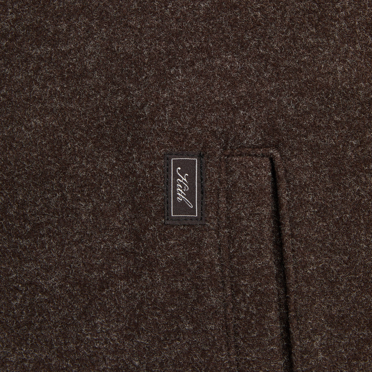 Kith Felted Jersey Stephen Track Jacket - Kindling