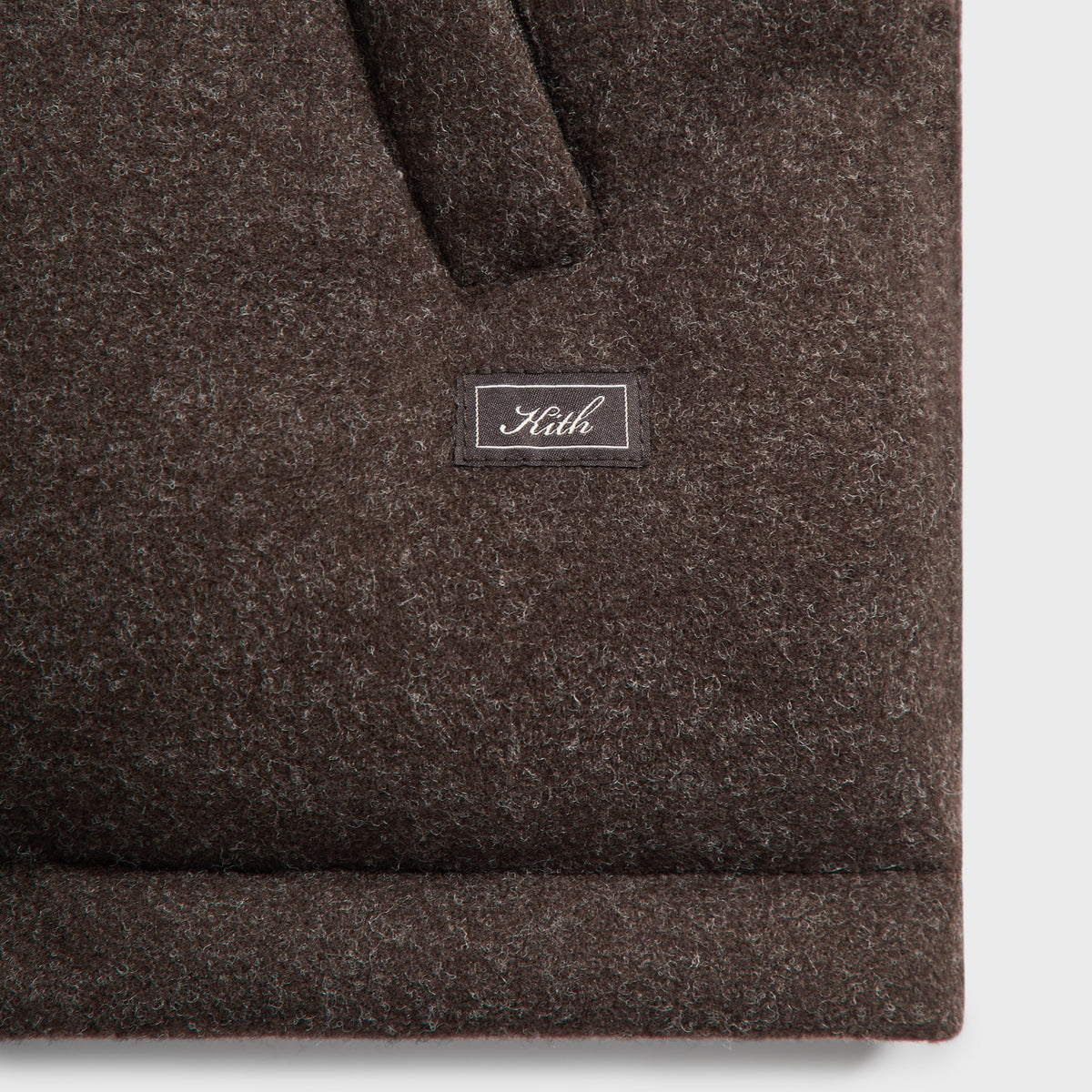 Kith Felted Jersey Maverick Puffer Vest - Kindling