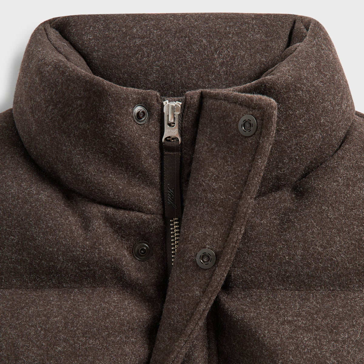 Kith Felted Jersey Maverick Puffer Vest - Kindling - PH