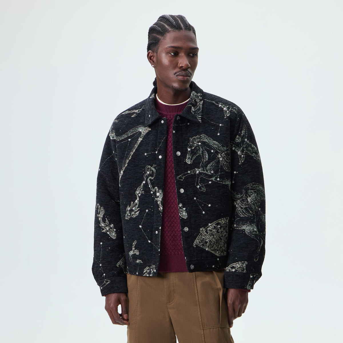 Kith Chenille Tapestry Helios Jacket - Black