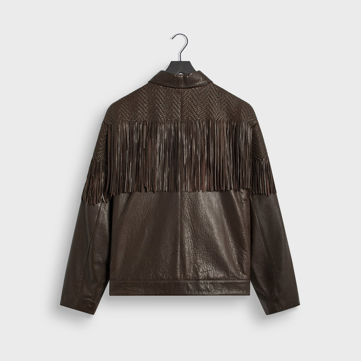 &Kin Leather Fringe Oren Blouson Jacket - Zoom - PH