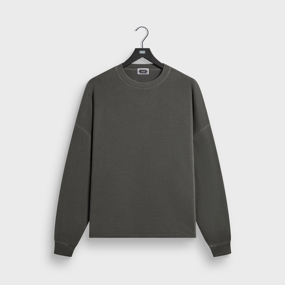 Kith Long Sleeve Lawson Tee - Dark Ash