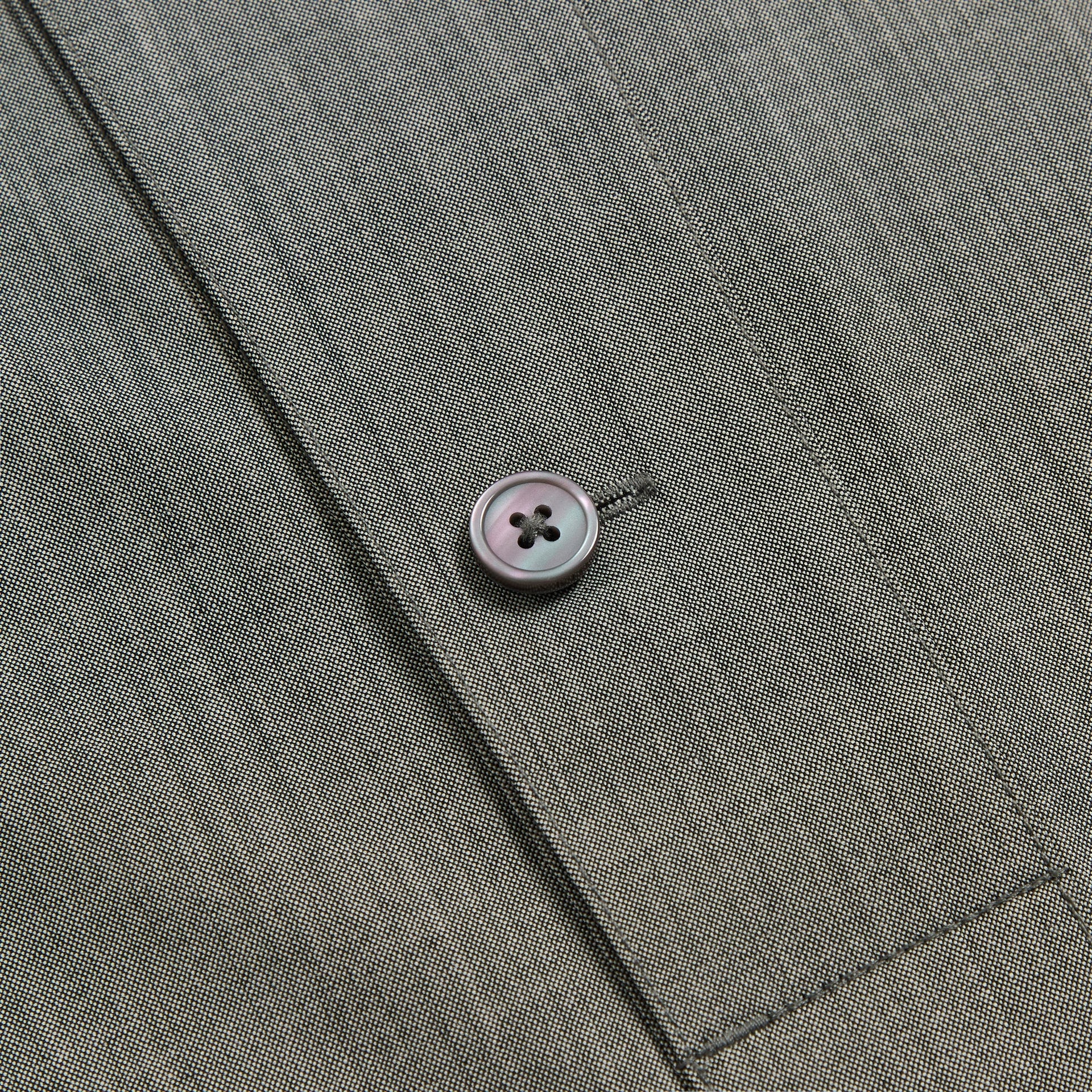 &Kin Tropical Wool Leven Shirt - Grey Melange - PH