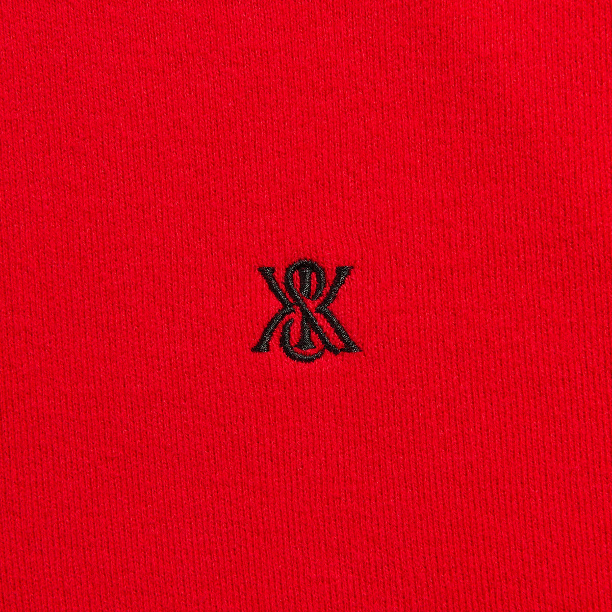 Kith Compact Cotton Knit Javier Quarter Zip Pullover - Fame
