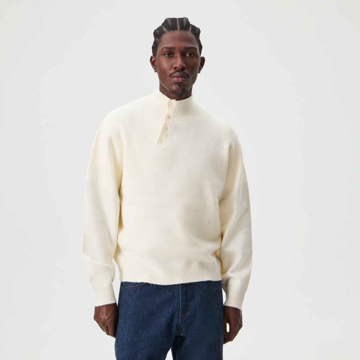 Kith Boucle Cyrus Turtleneck - Sandrift