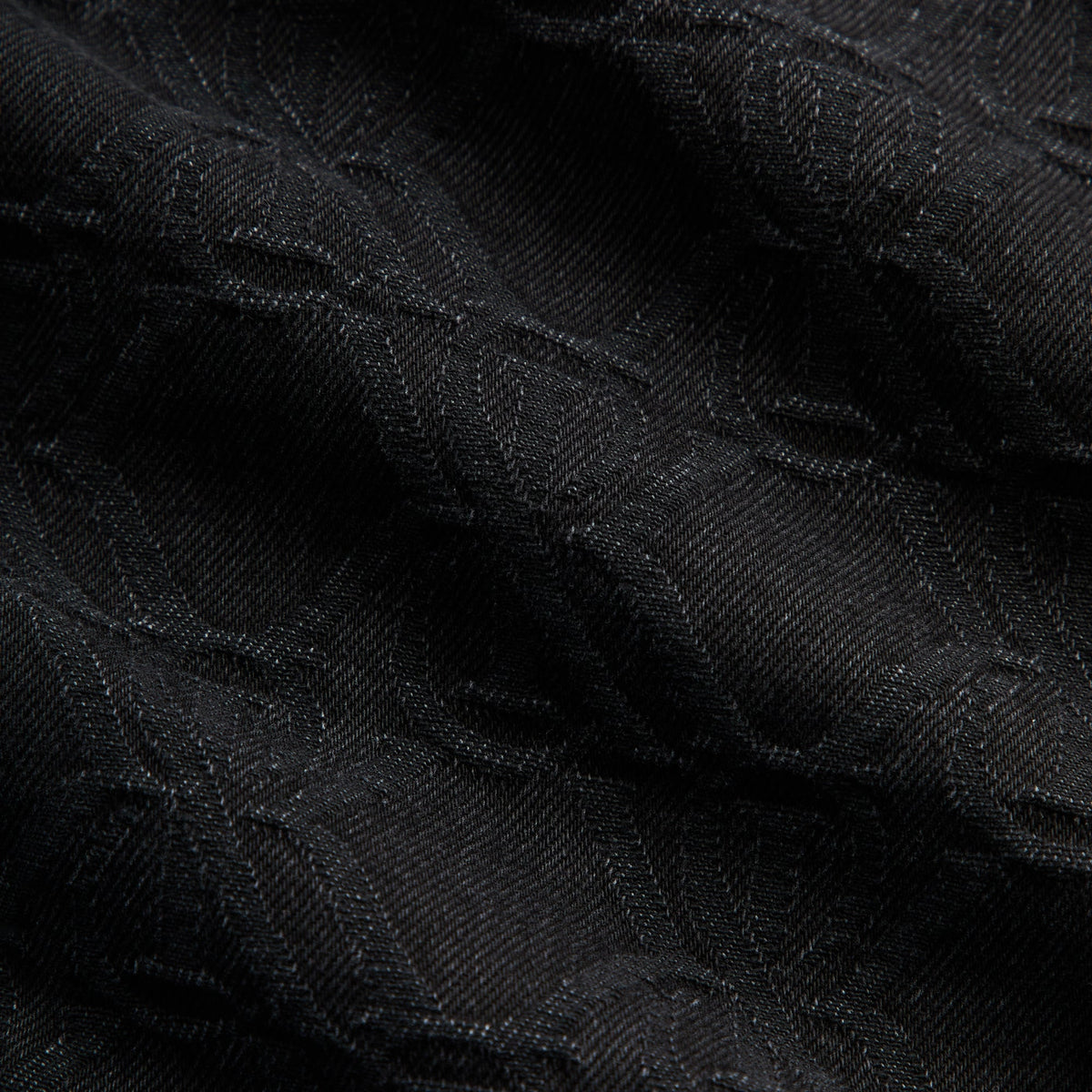 Kith Jacquard Crest Apollo Shirt - Black