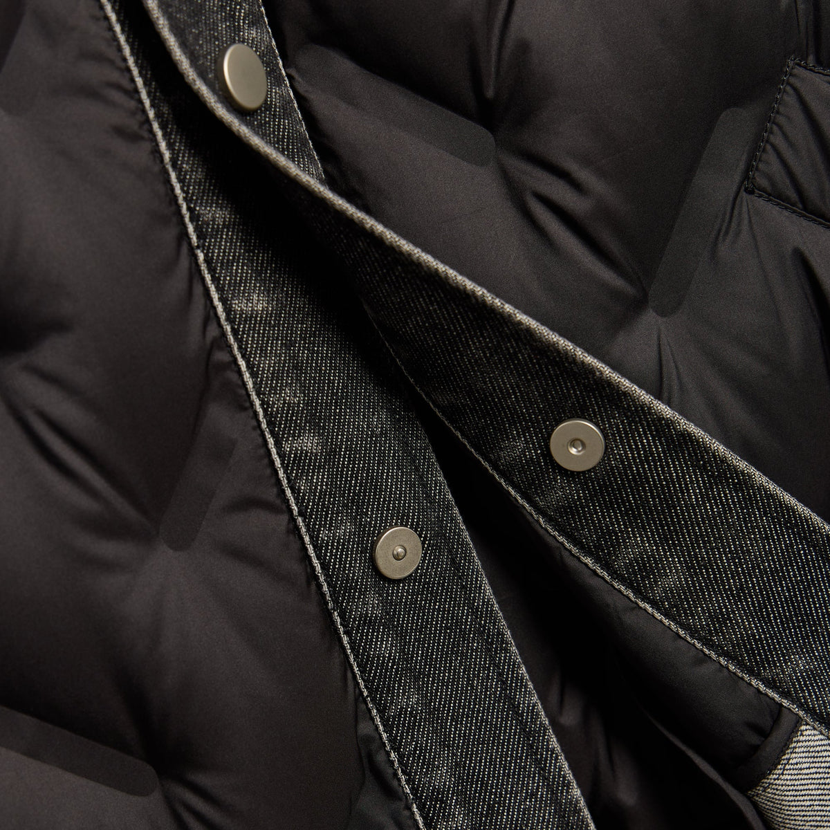 Kith Quilted Denim Gertie Shirt - Black - PH