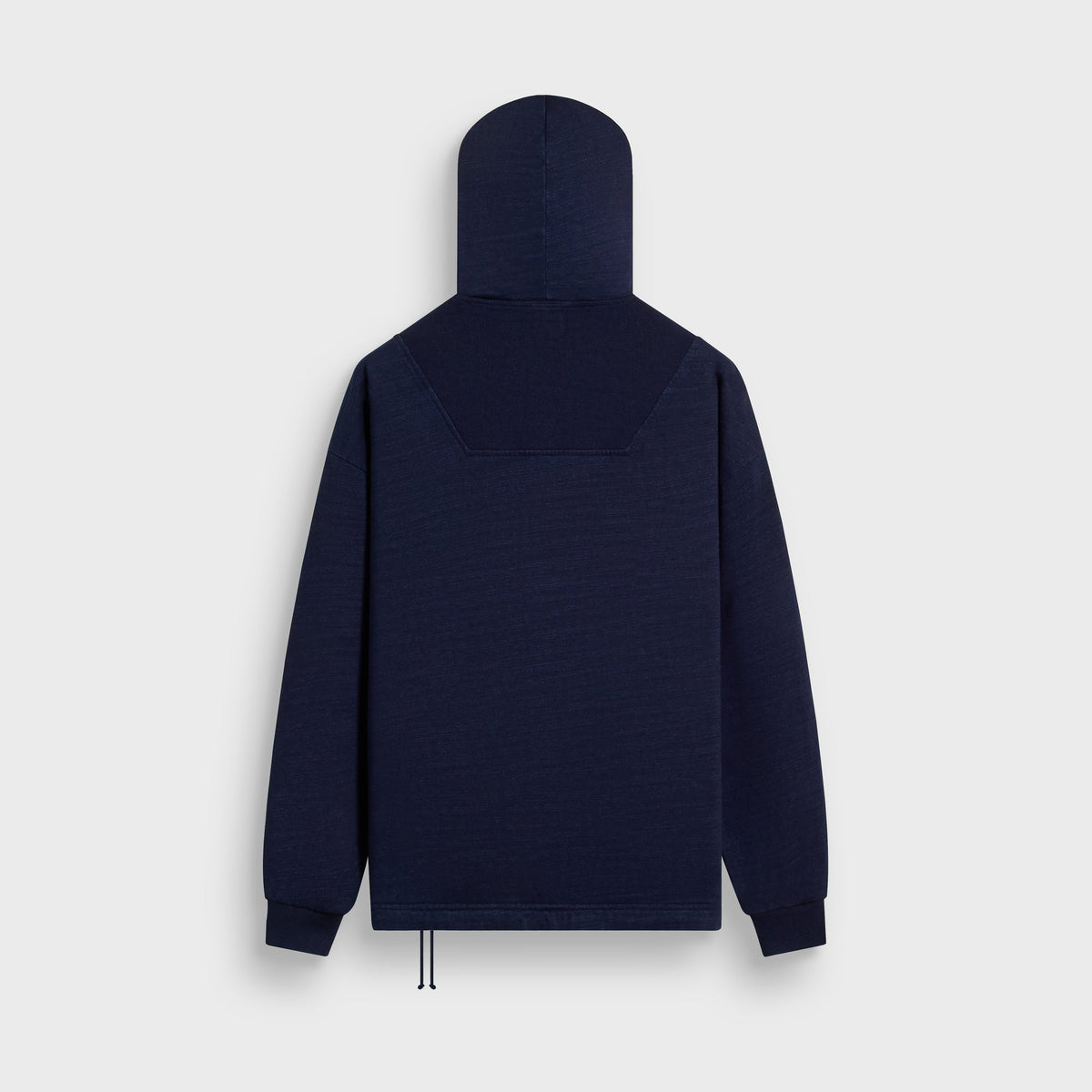 Kith Indigo Fleece Cropped Camden Hoodie - Raw Indigo