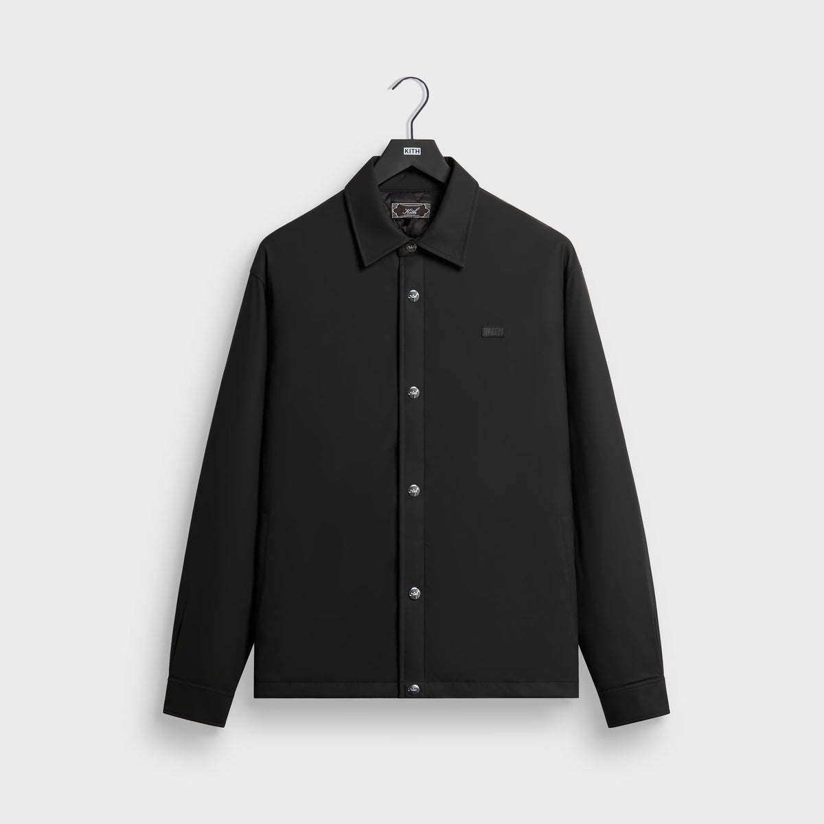 Kith Stretch Poly Brixton Shirt Jacket - Black
