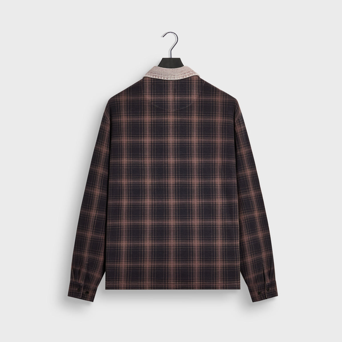 Kith Plaid Jersey Kurt Quarter Zip - Ascot