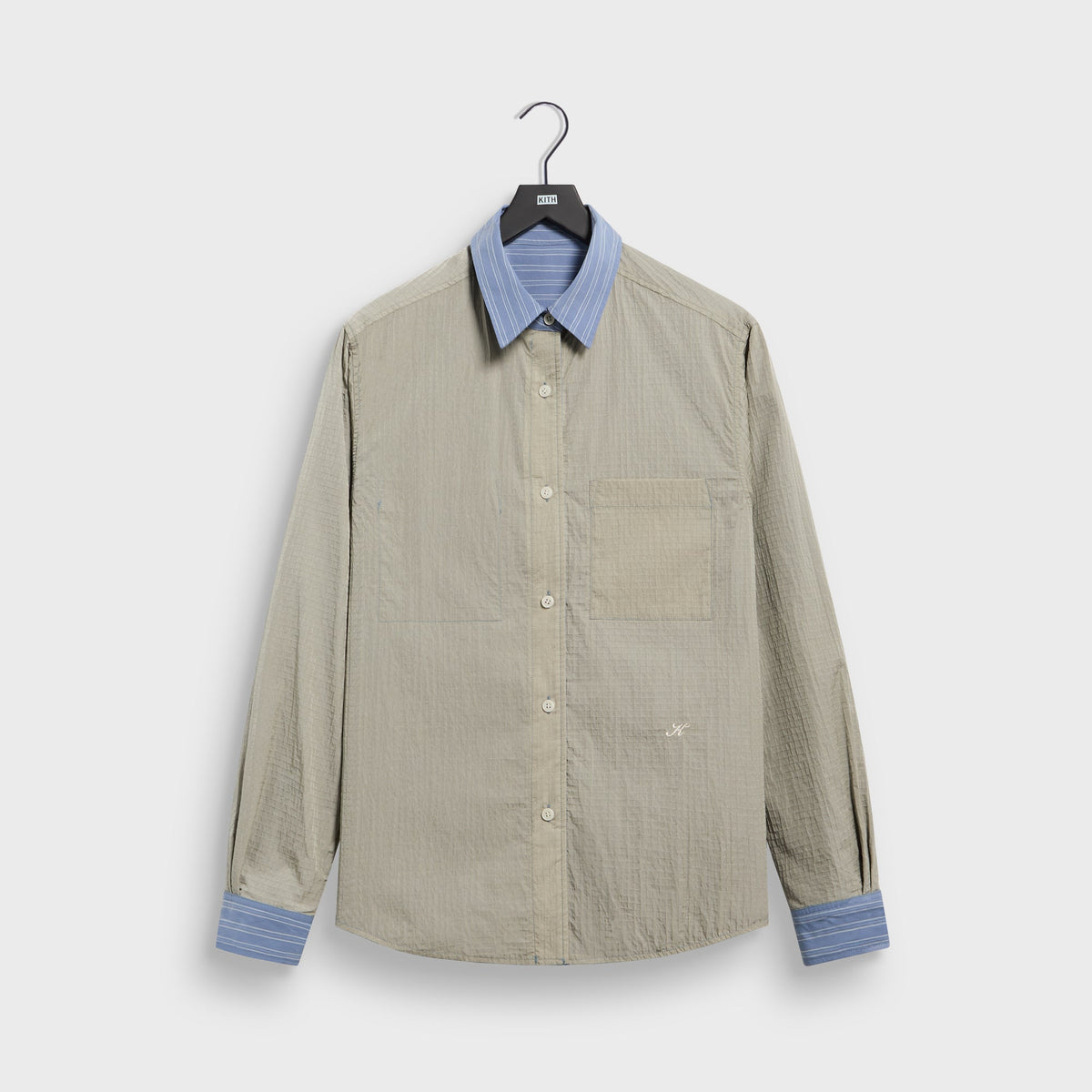 Kith Check Lined Georgie Shirt - Plaster