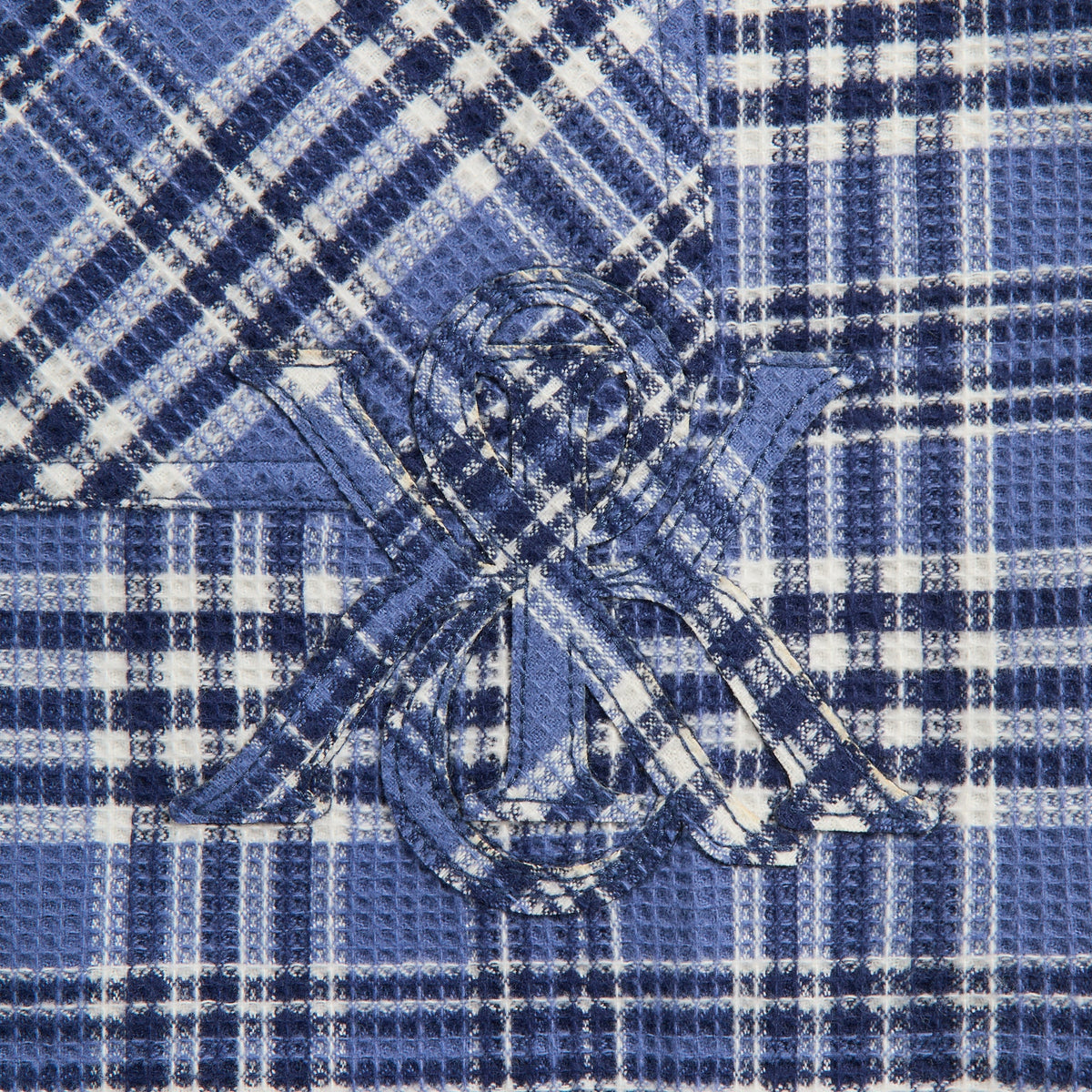 Kith Waffle Plaid Henson Hooded Buttondown - Voyage