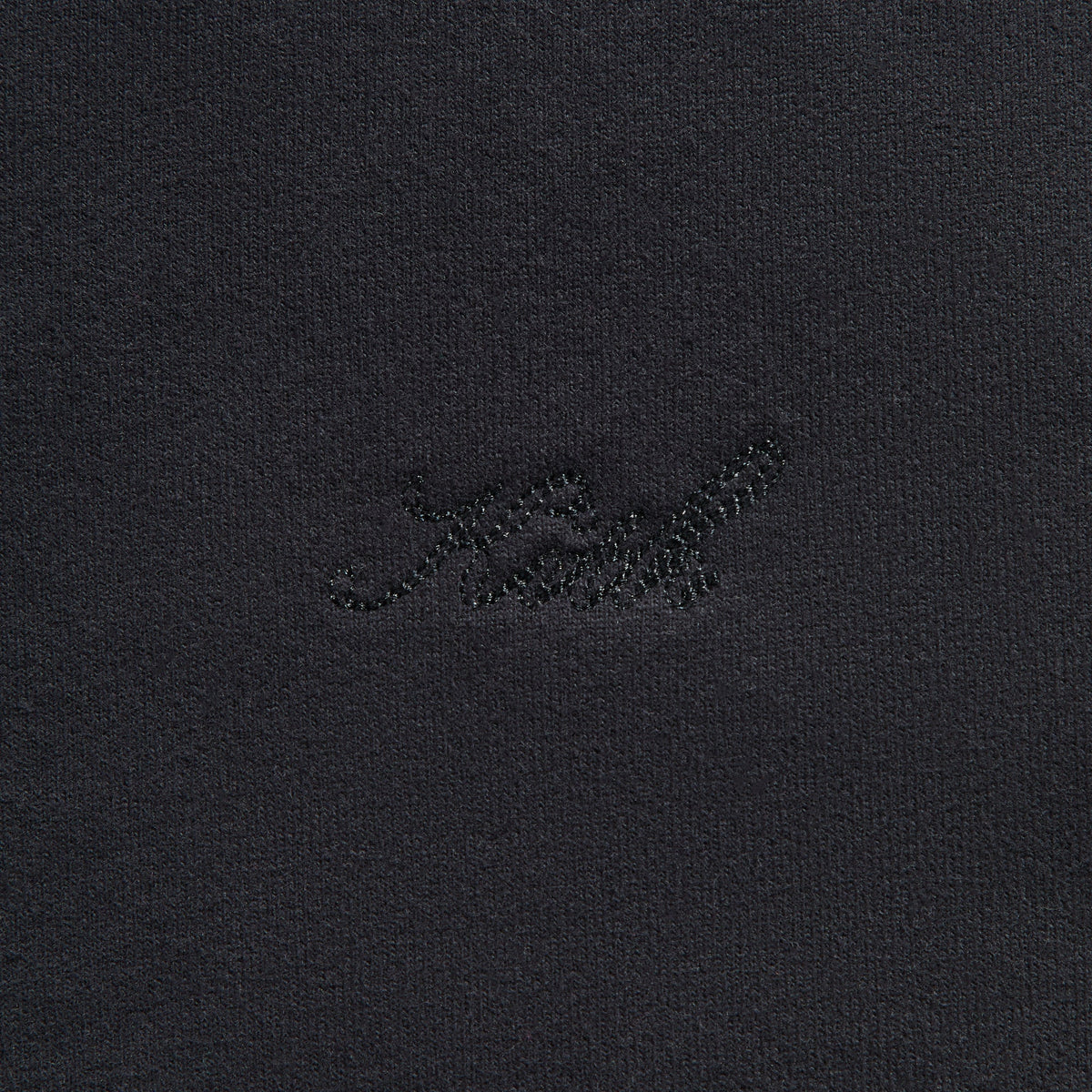 Kith Sueded French Terry Nelson Rugby Pullover - Black - PH
