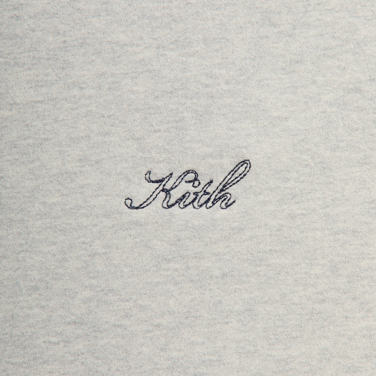 Kith Sueded French Terry Lawson Crewneck - Medium Heather Grey
