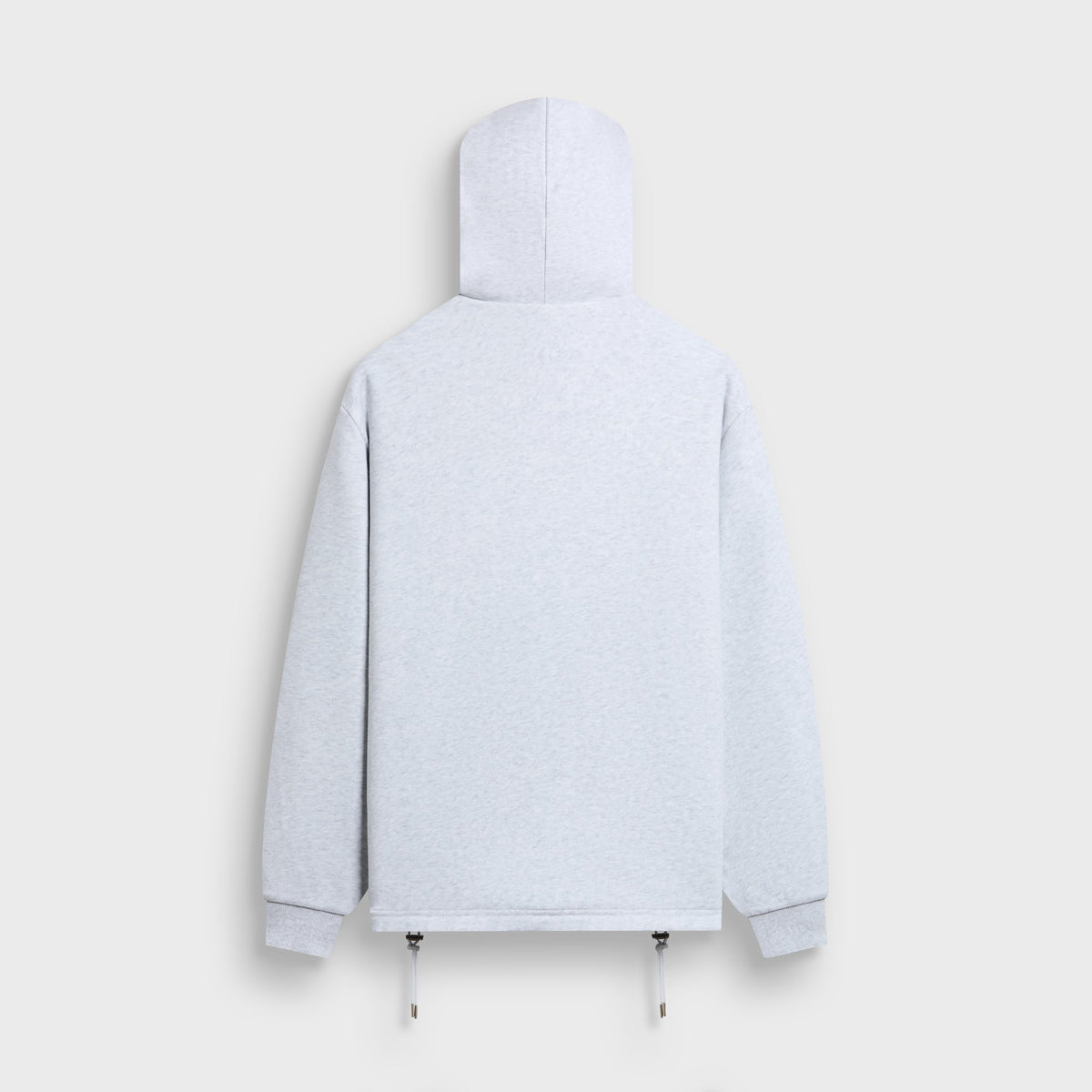 Kith Reversible Waffle Plaid Khenny Zip-Up Hoodie - Light Heather Grey - PH