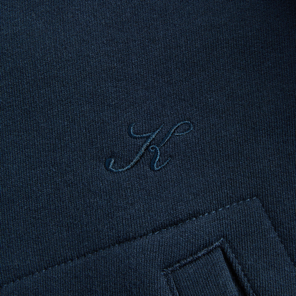 Kith Reversible Waffle Plaid Khenny Zip-up Hoodie - Nocturnal