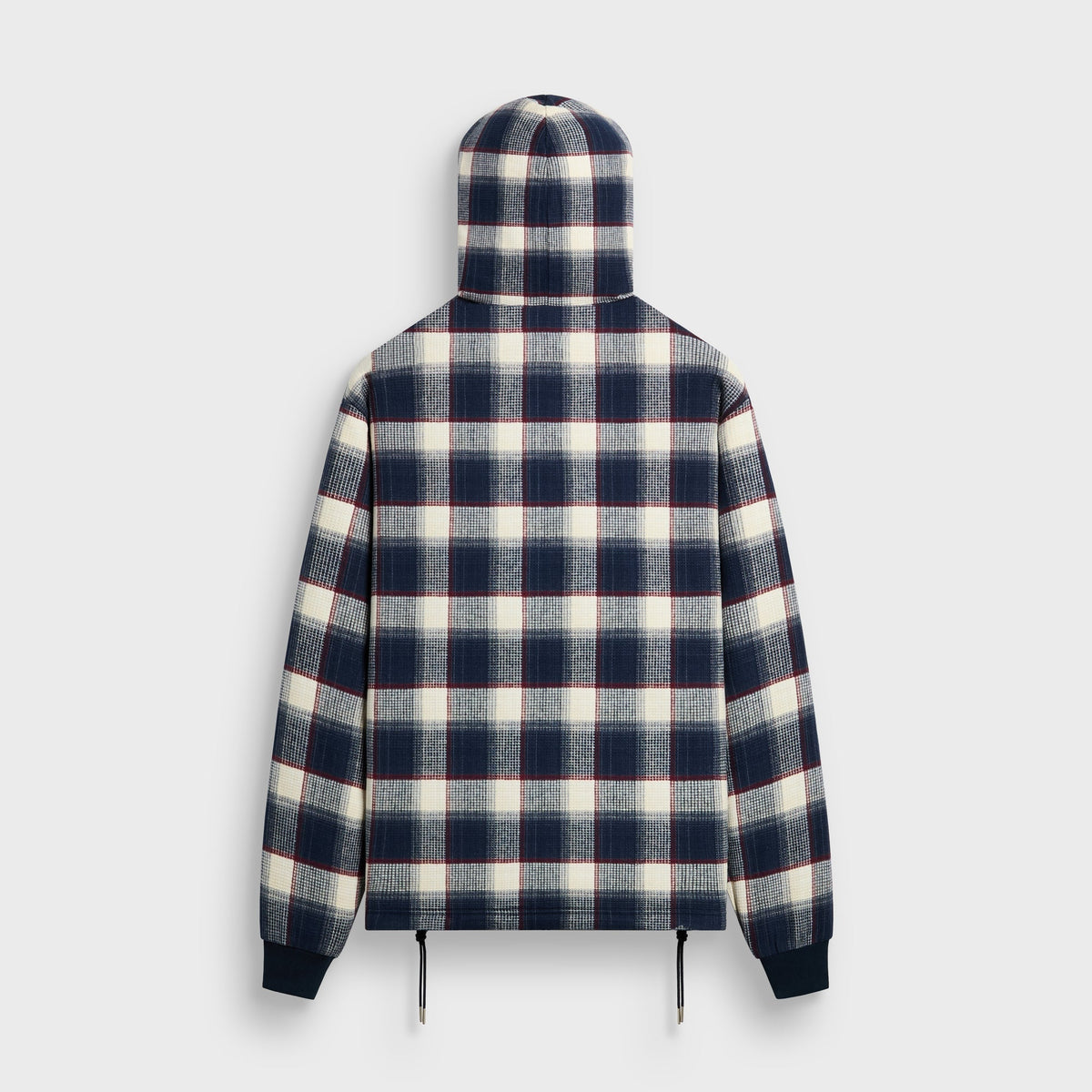 Kith Reversible Waffle Plaid Khenny Zip-up Hoodie - Nocturnal - PH