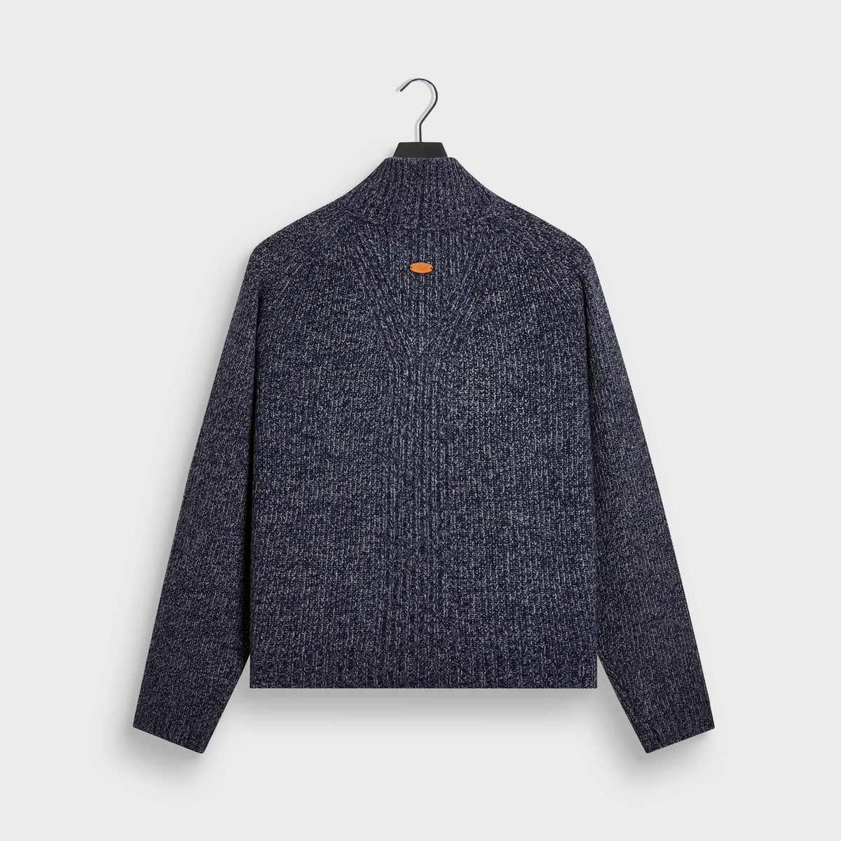 Kith Marled Copeland Quarter Zip - Navy Heather