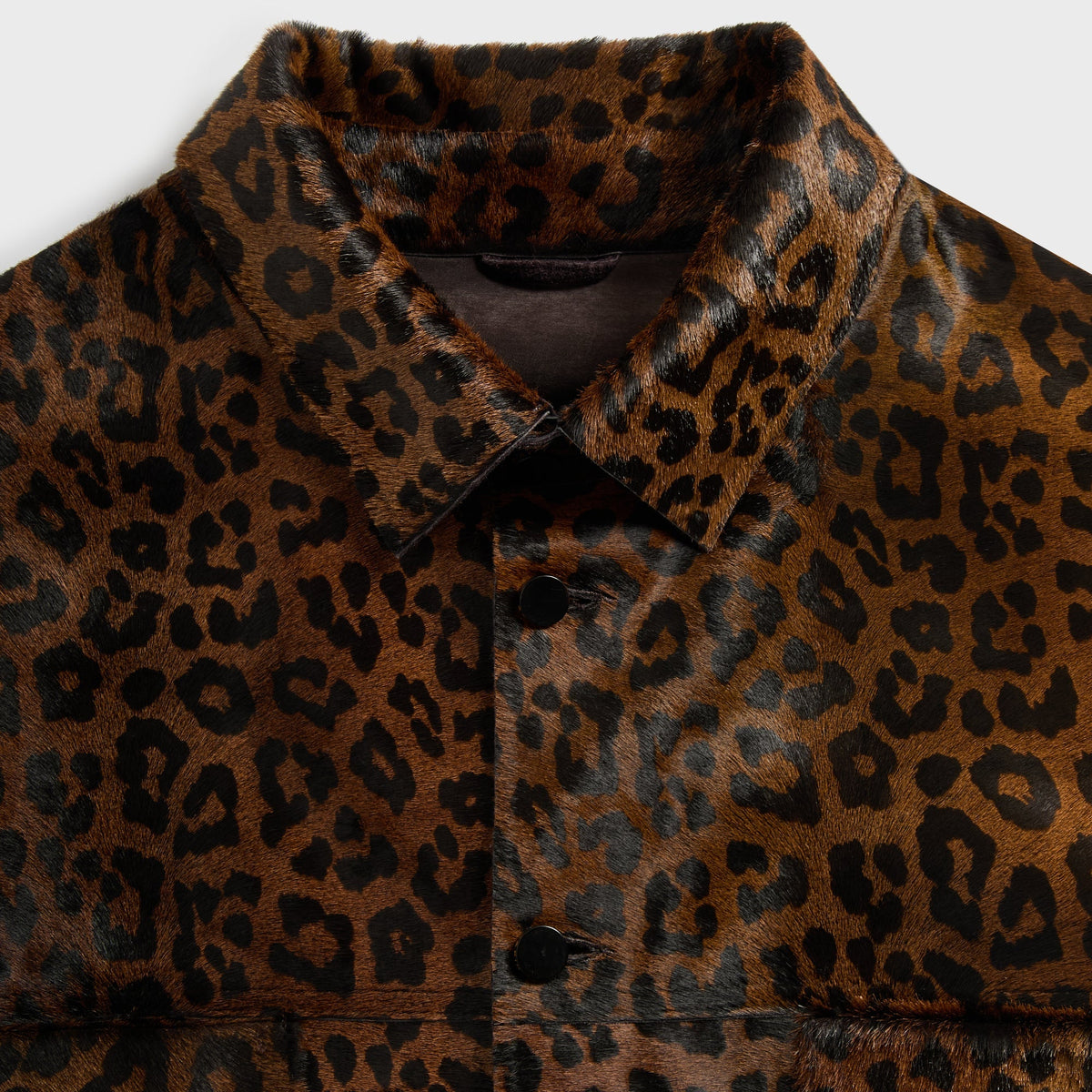 &Kin Leopard Pony Hair Henson Shirt - Kindling - PH