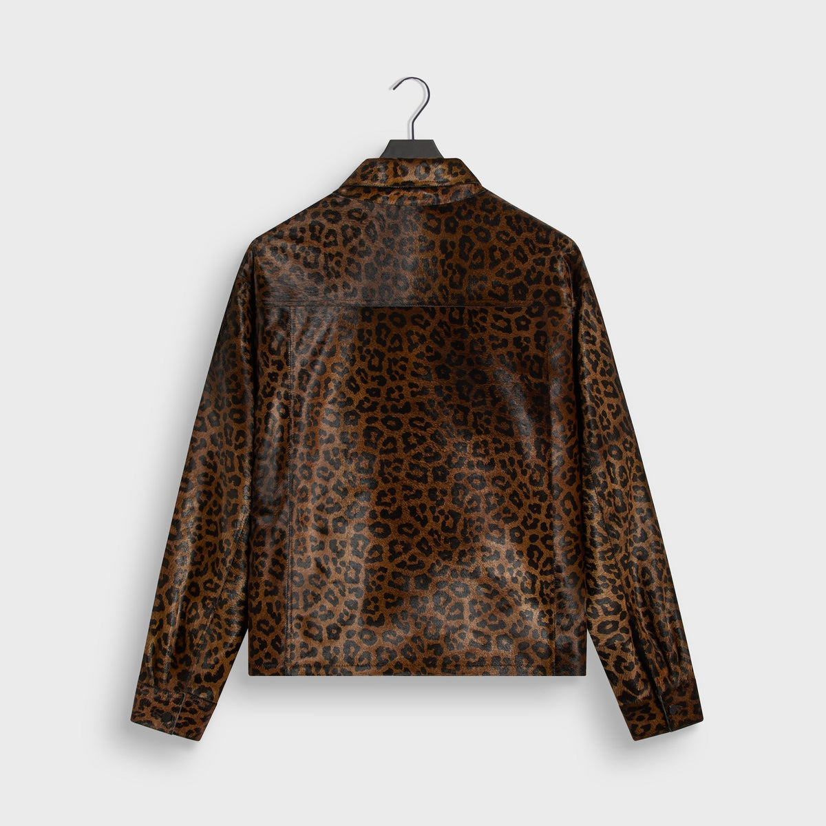 &Kin Leopard Pony Hair Henson Shirt - Kindling - PH