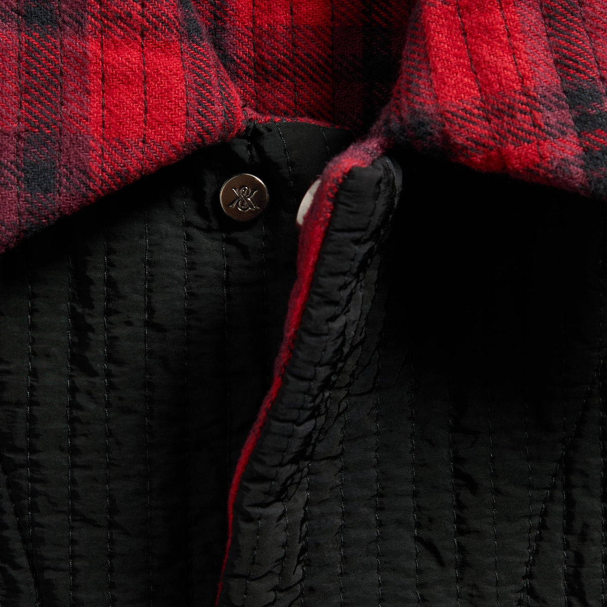 Kith Quilted Flannel Boxy Collared Overshirt - Allure - PH