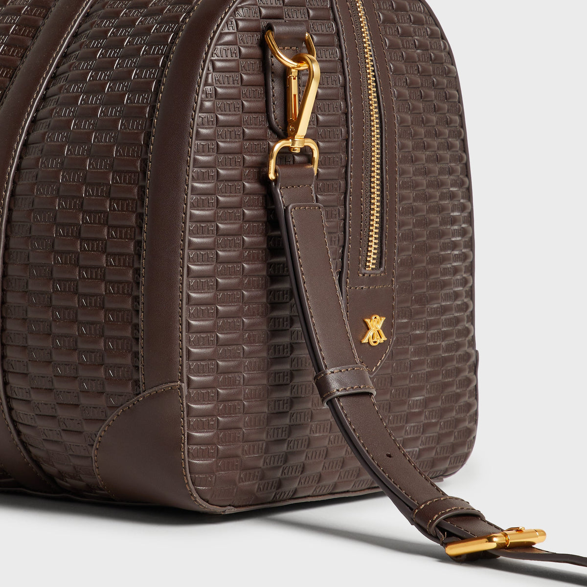 Kith Monogram Smooth Leather Traveler K40 Duffle Bag - Zoom