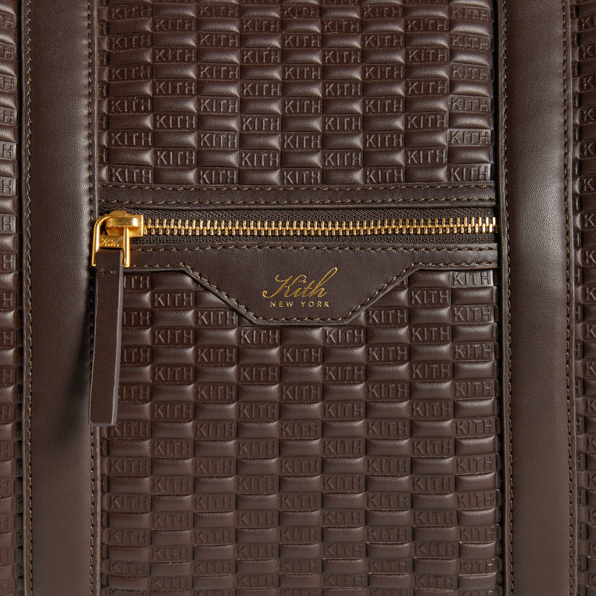 Kith Monogram Smooth Leather Traveler K40 Duffle Bag - Zoom