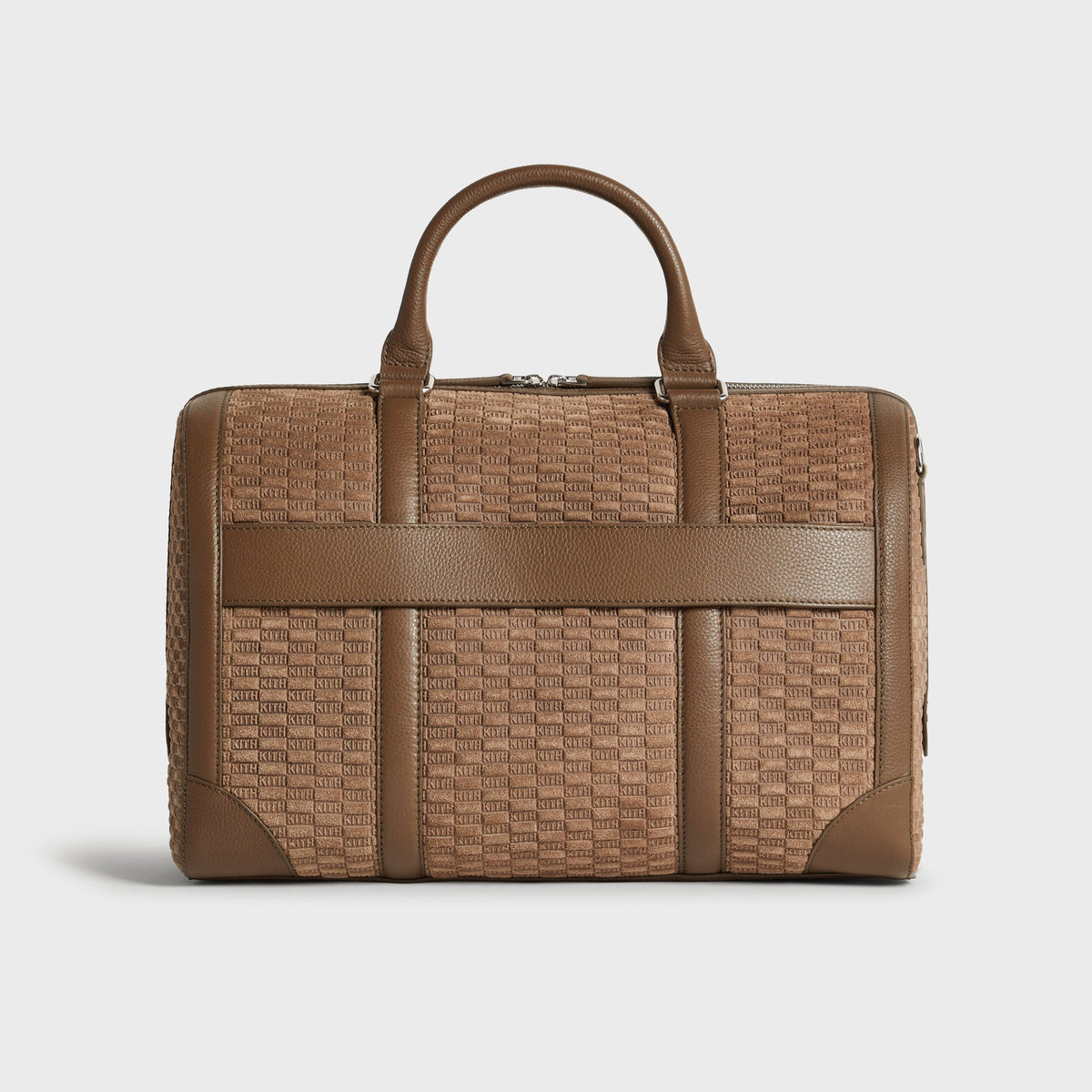 Kith Monogram Suede Traveler K40 Duffle Bag - Java