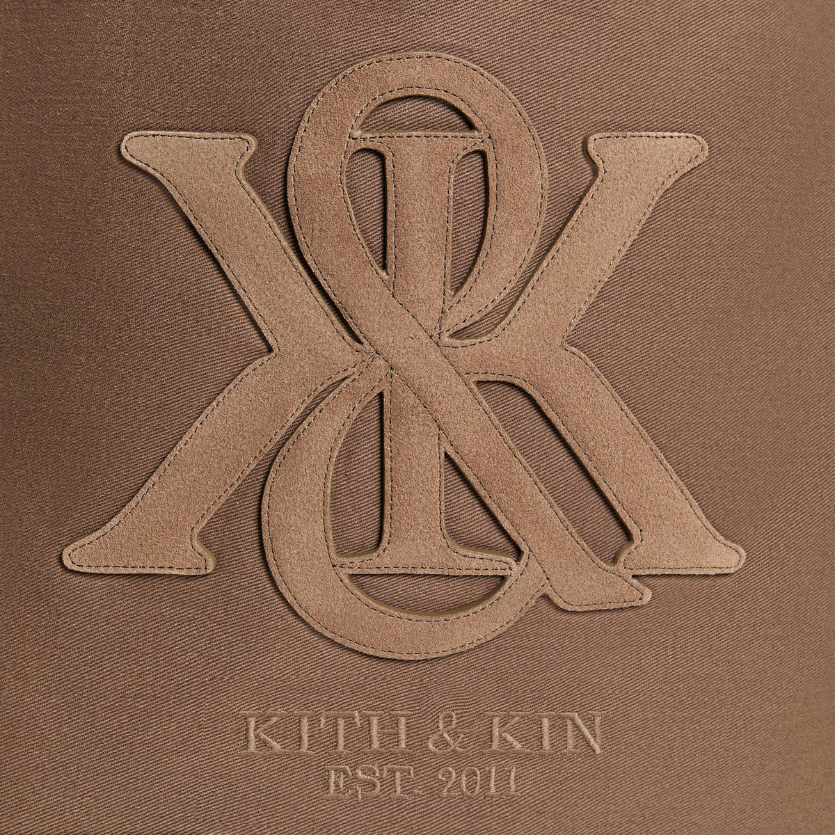 Kith Suede Applique Canvas Tote - Java