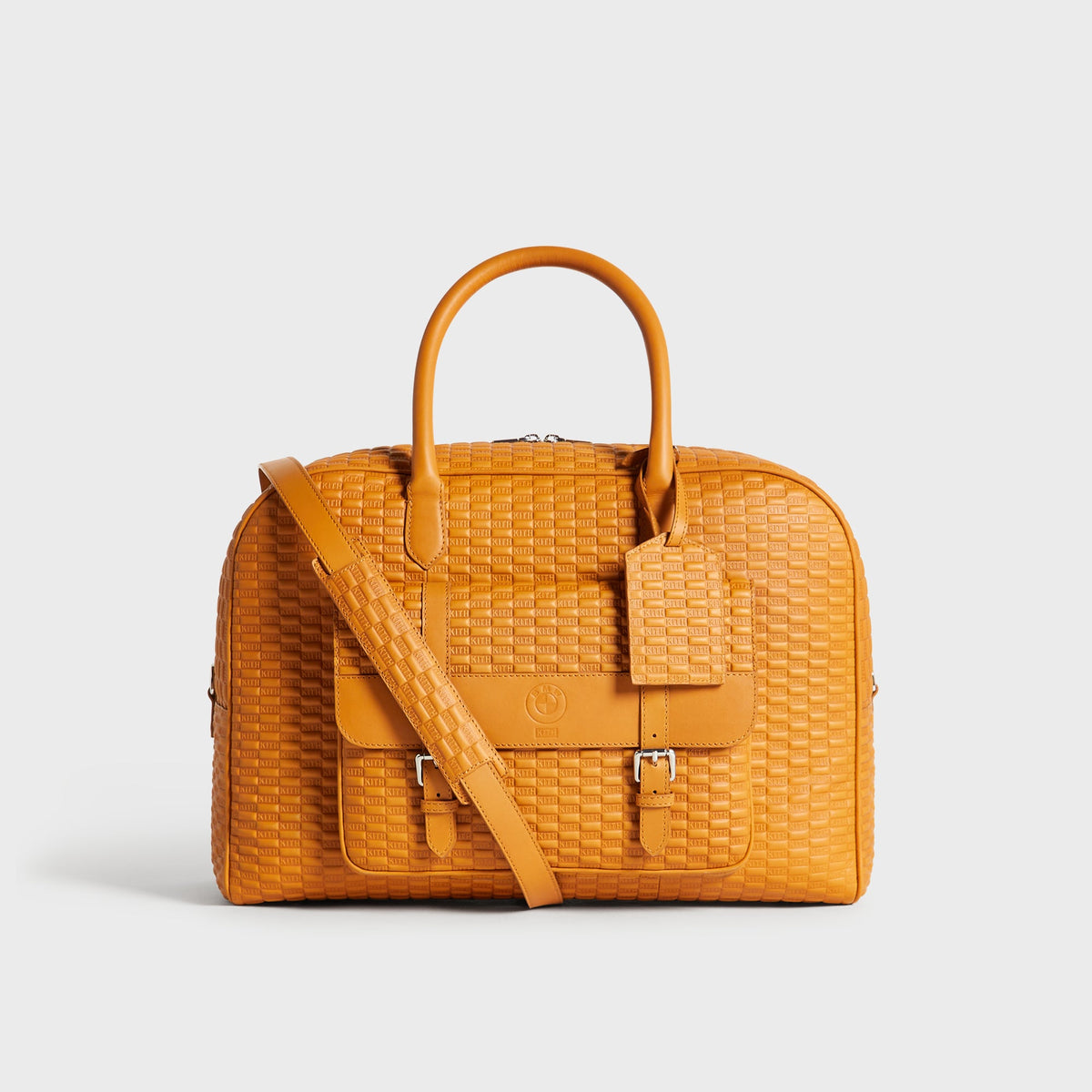 Kith for BMW Leather Overnight Bag - Camel