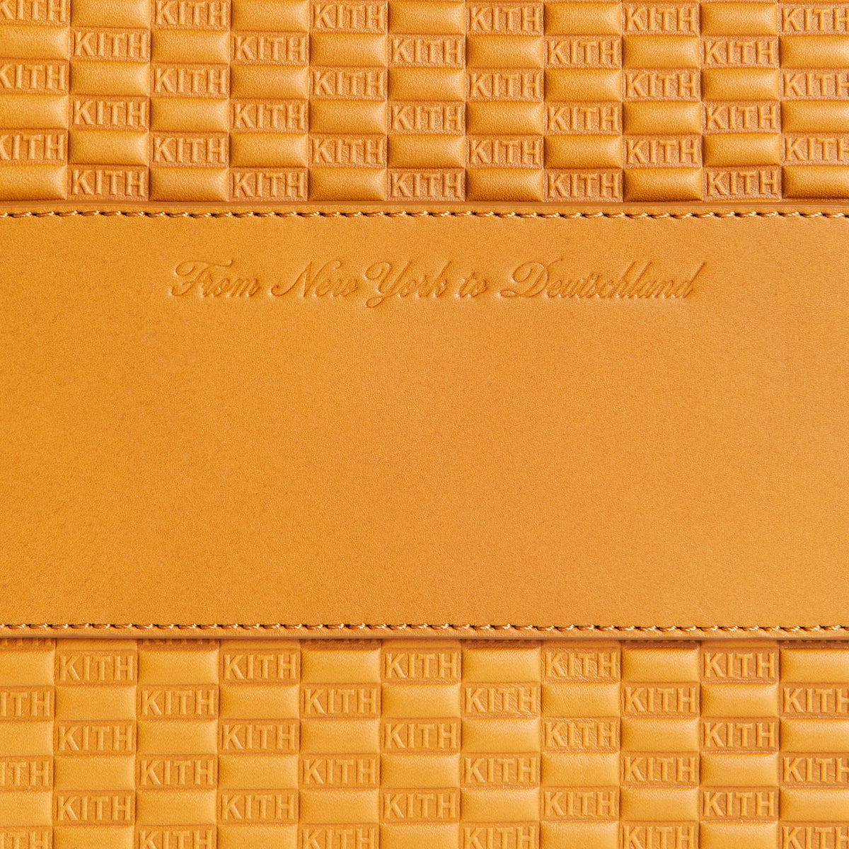 Kith for BMW Leather Overnight Bag - Camel