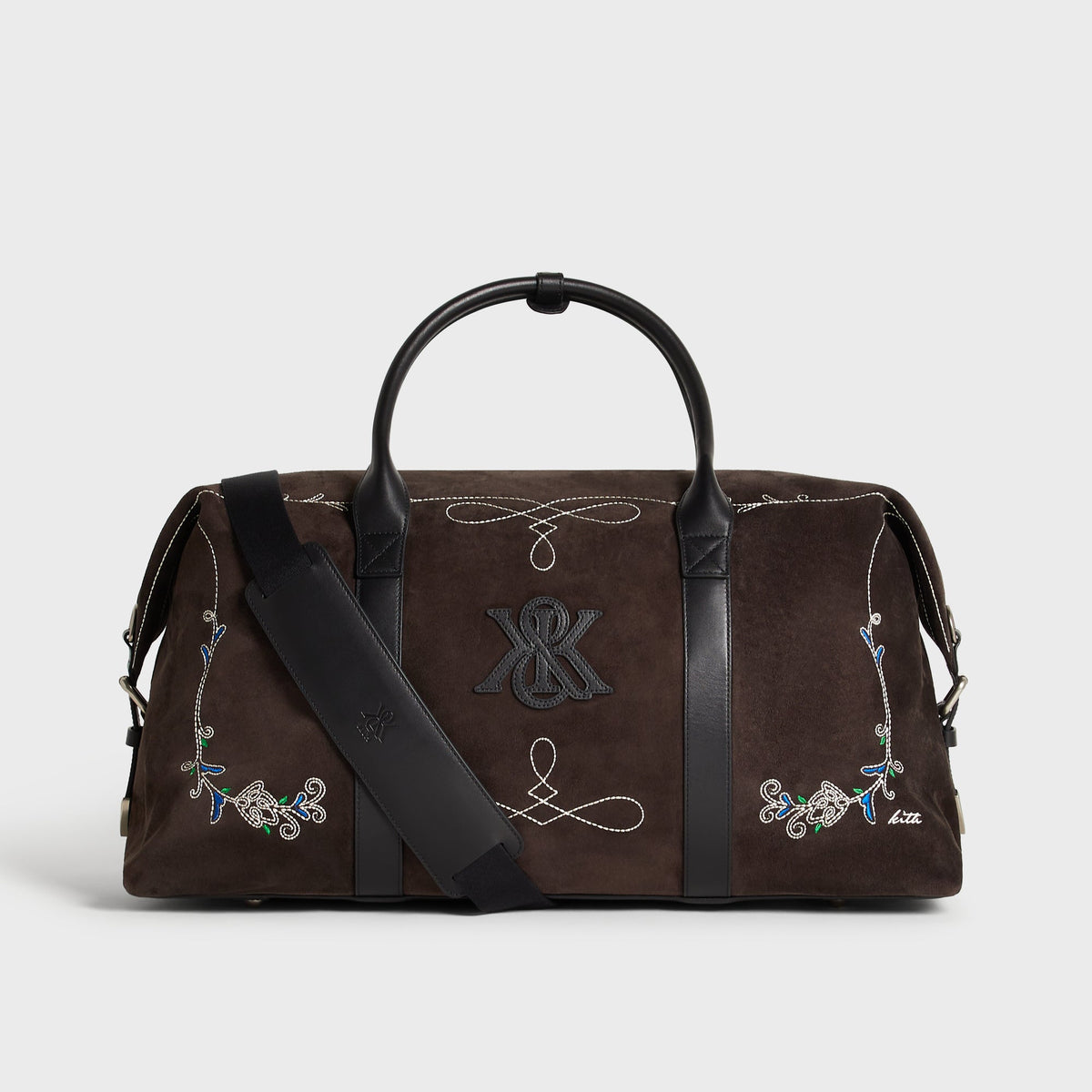 Kith Duffle Suede Leather Bag - Kindling