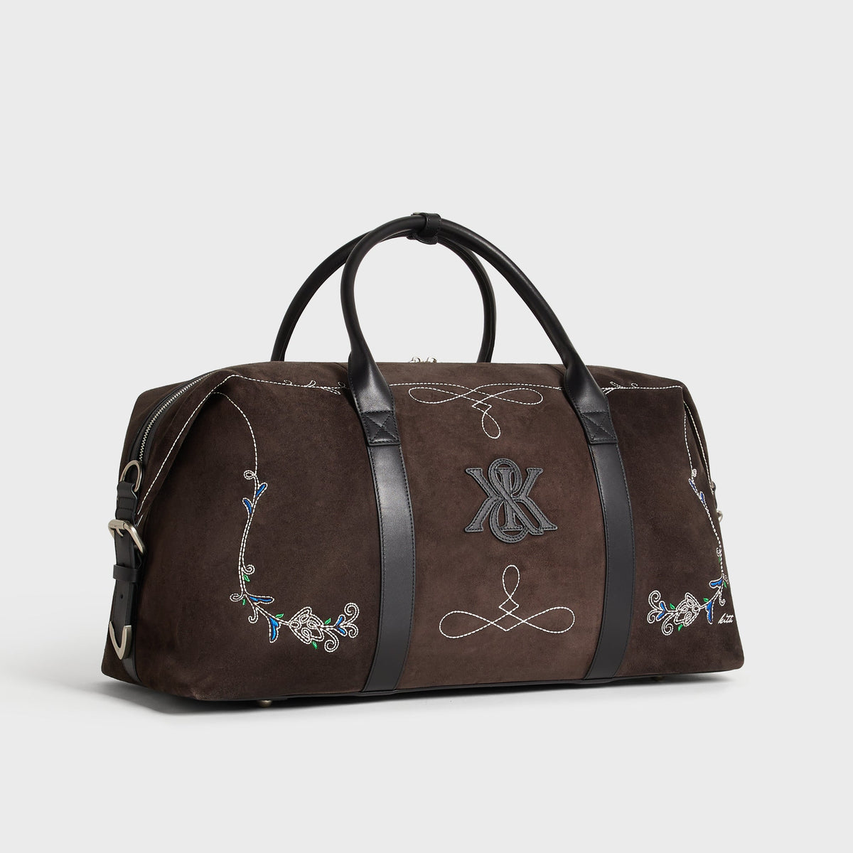 Kith Duffle Suede Leather Bag - Kindling
