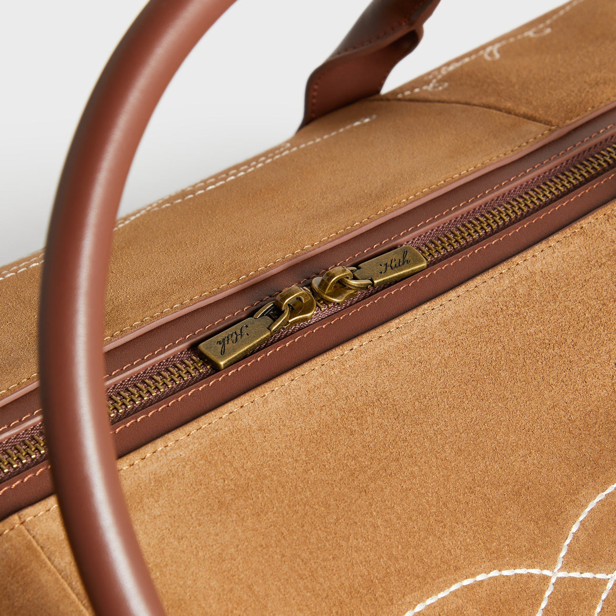 Kith Duffle Suede Leather Bag - Snuff - PH