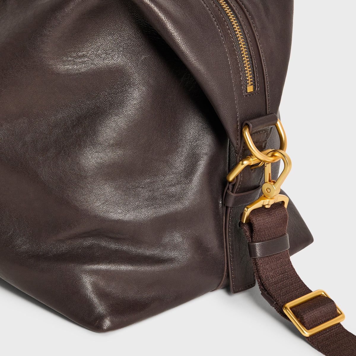Kith Vintage Textured Leather Duffle Bag - Kindling