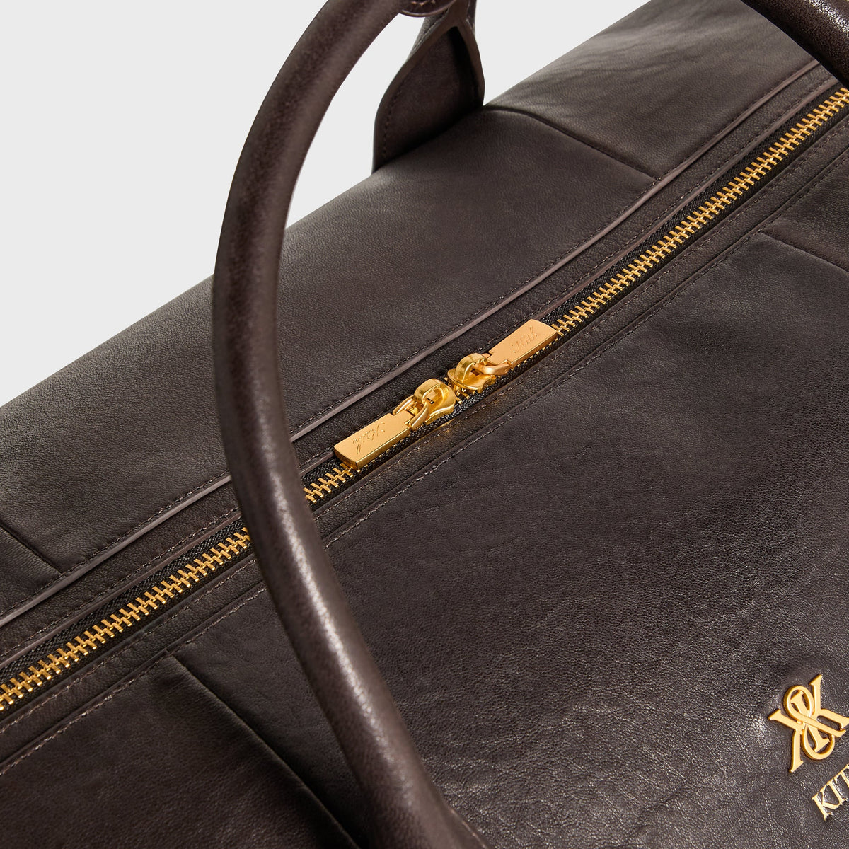 Kith Vintage Textured Leather Duffle Bag - Kindling
