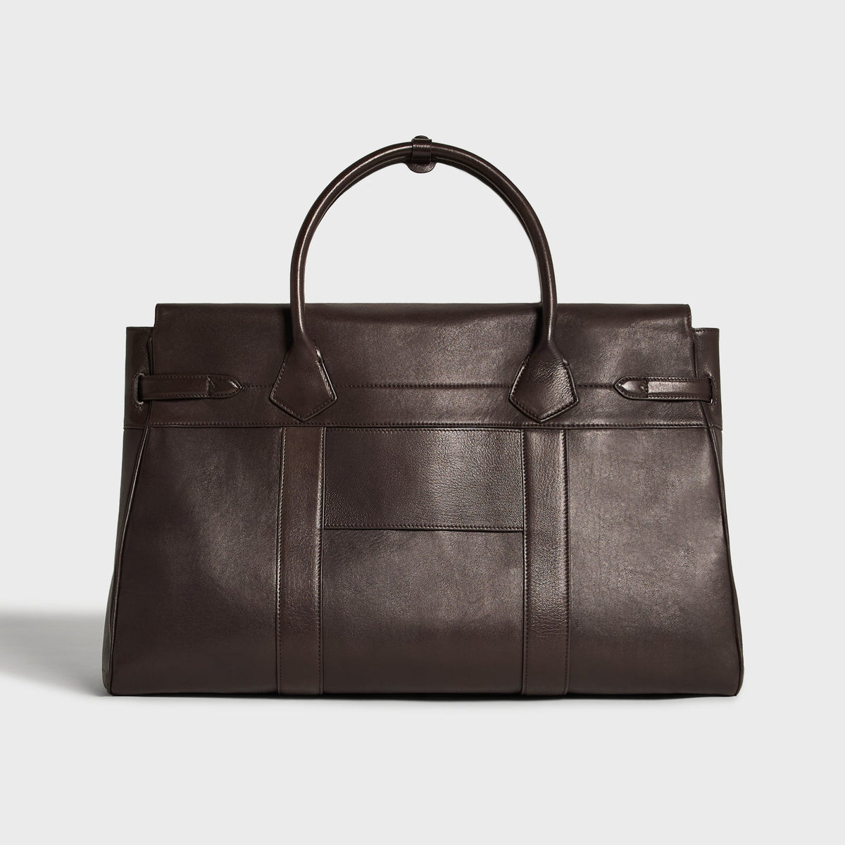 &Kin Vintage Textured Leather Carryall - Black - PH